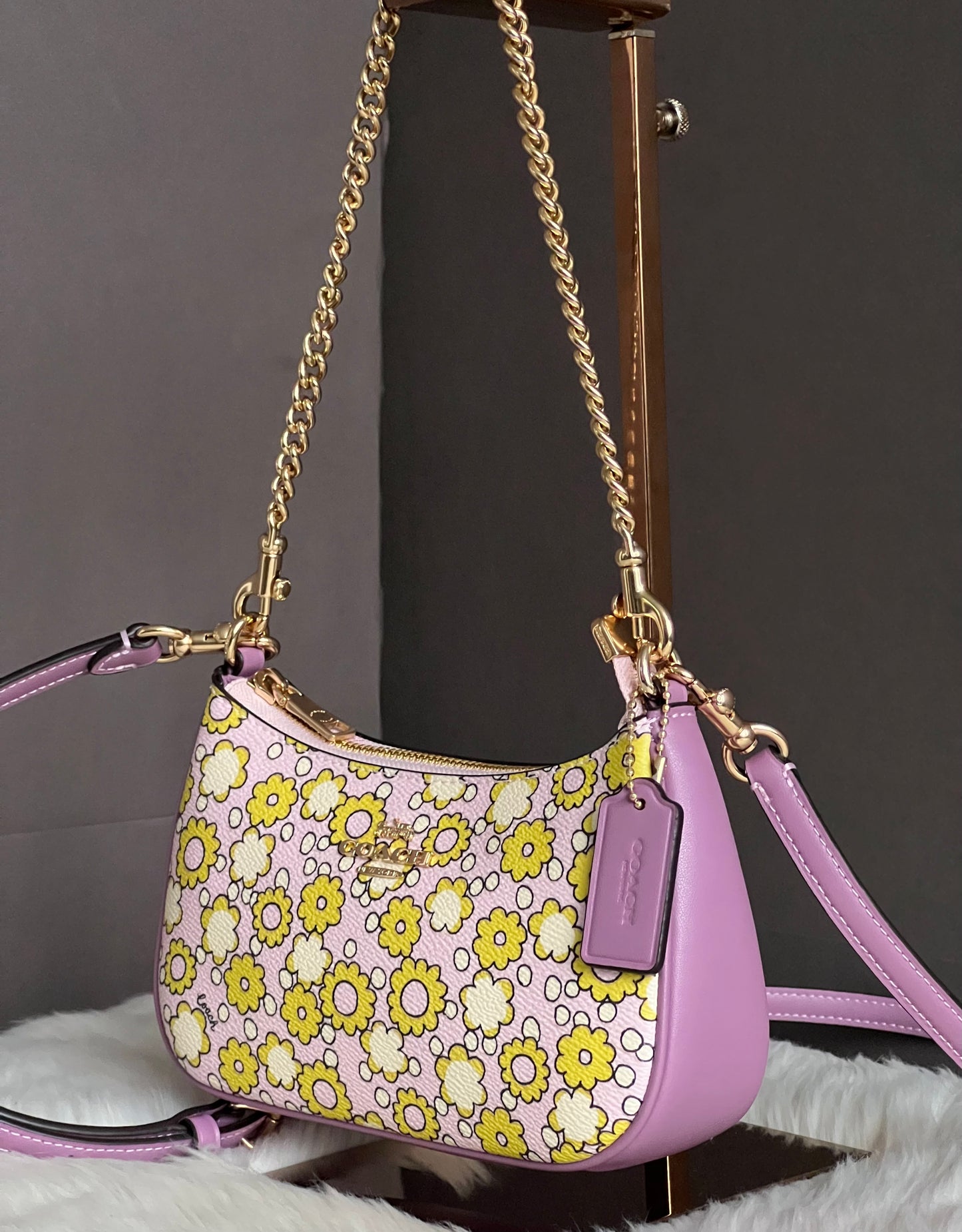Coach Teri Mini Crossbody Bag With Floral Print