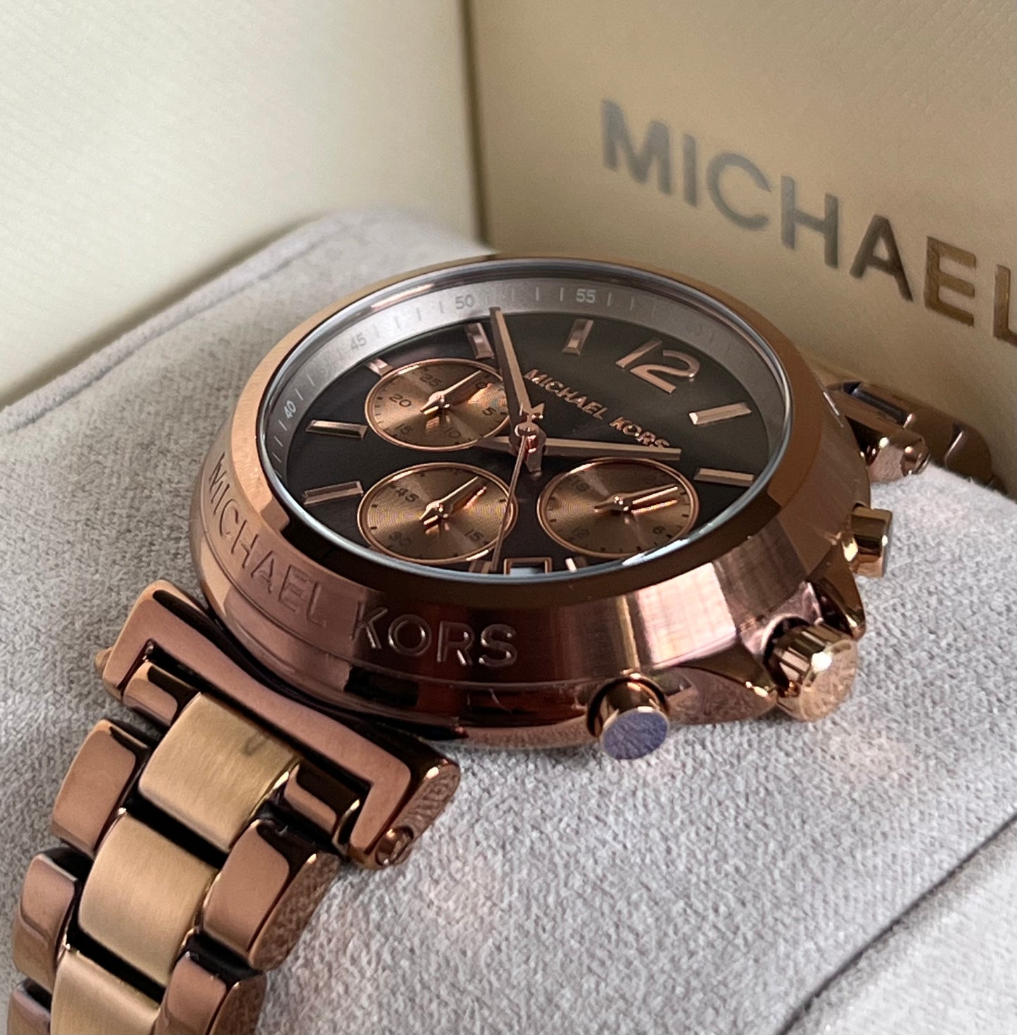 Michael Kors Women’s Oversized Maren Two-Tone Watch