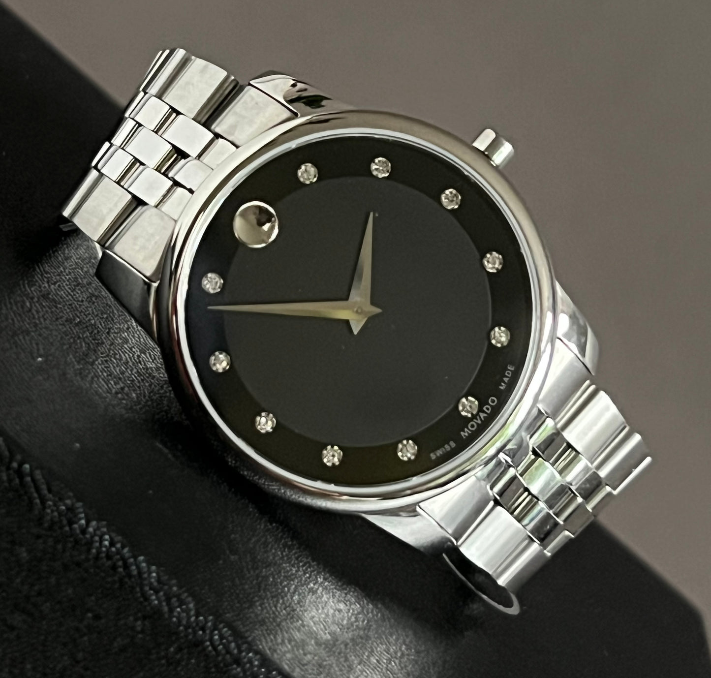 Movado Men’s Museum Classic 11 Diamond Watch