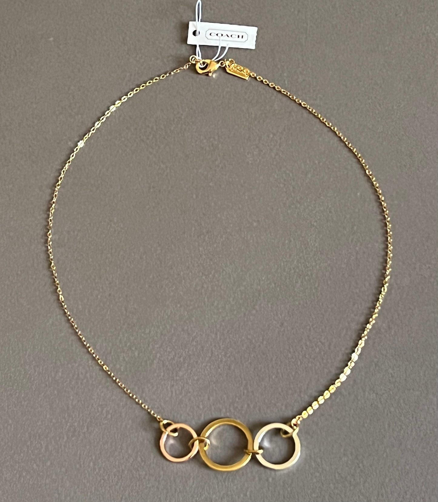 Coach Open Circles Necklace