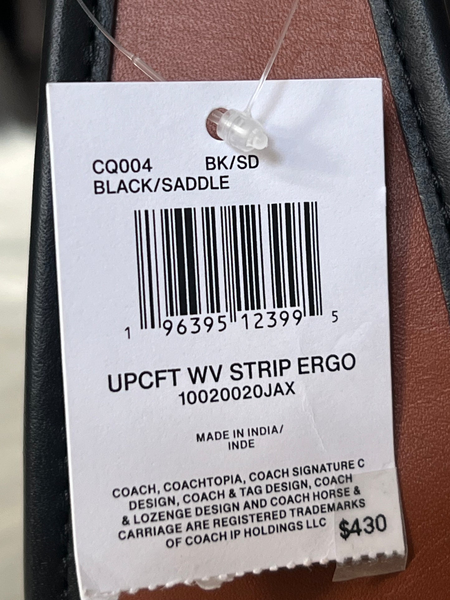 Coach Ergo Bag in Upcrafted Leather: Wavy Stripe