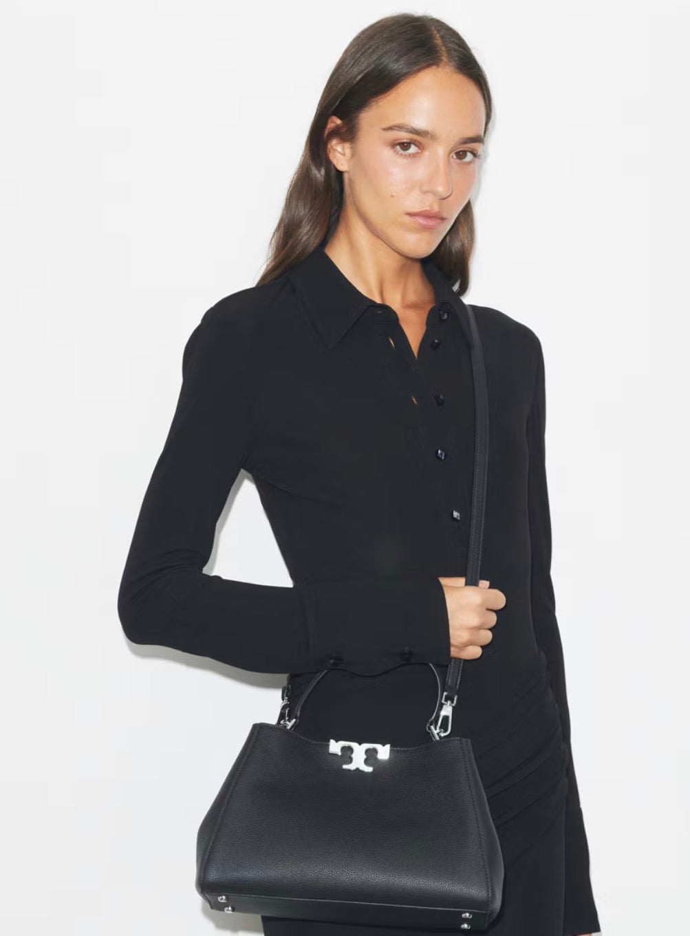 Tory Burch Medium Eleanor Soft Suede Satchel