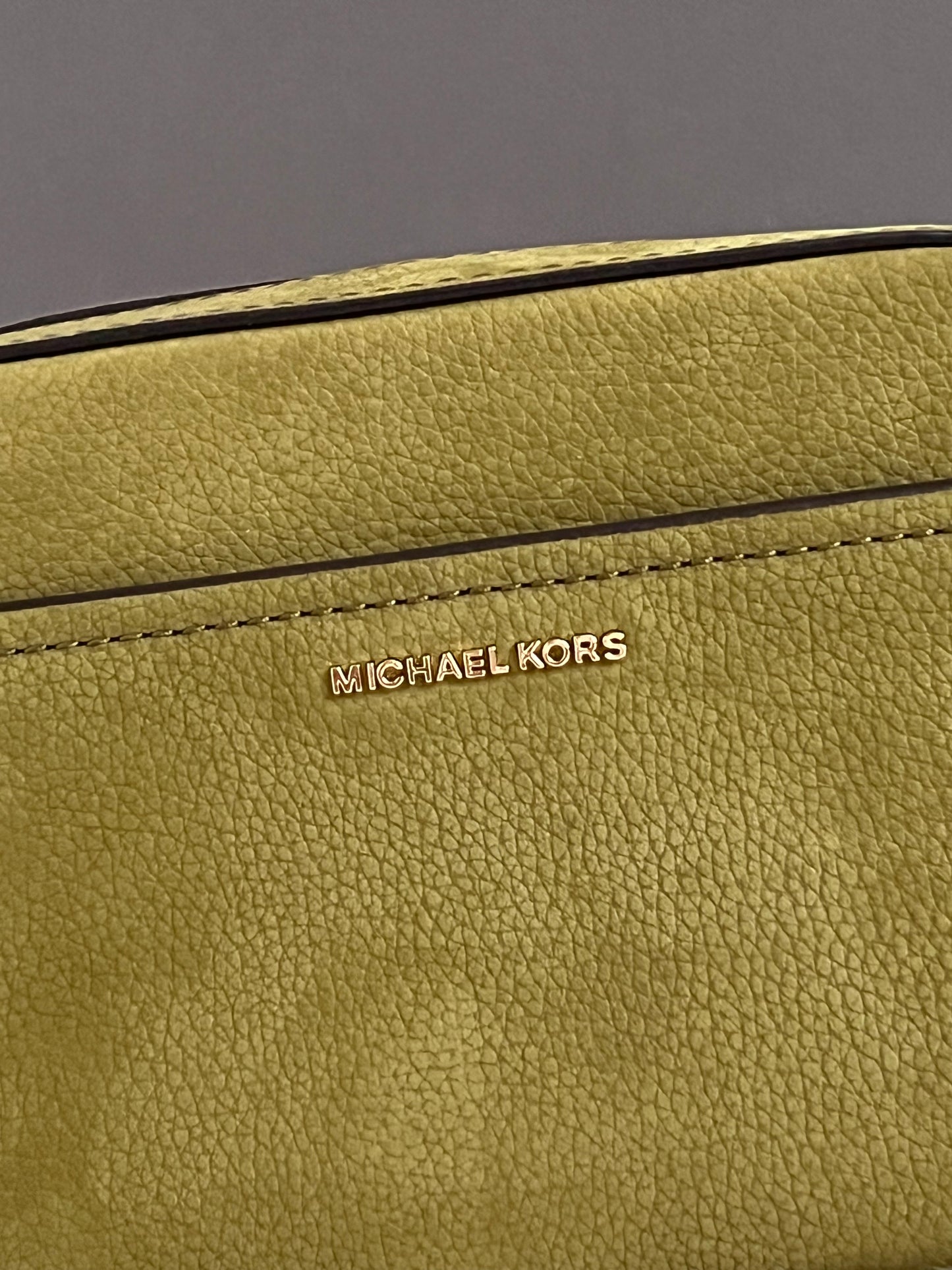 Michael Kors Jet Set Small Nubuck Camera Crossbody Bag