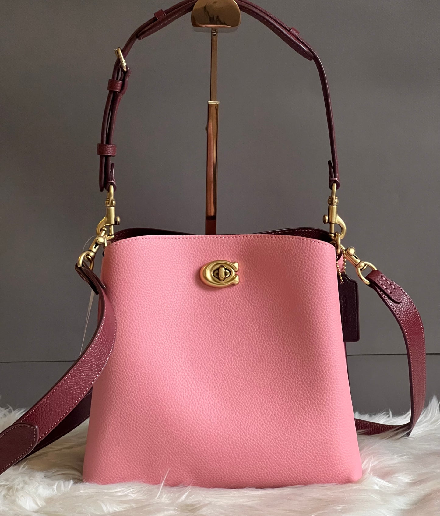 Coach Willow Bucket Bag in Colorblock