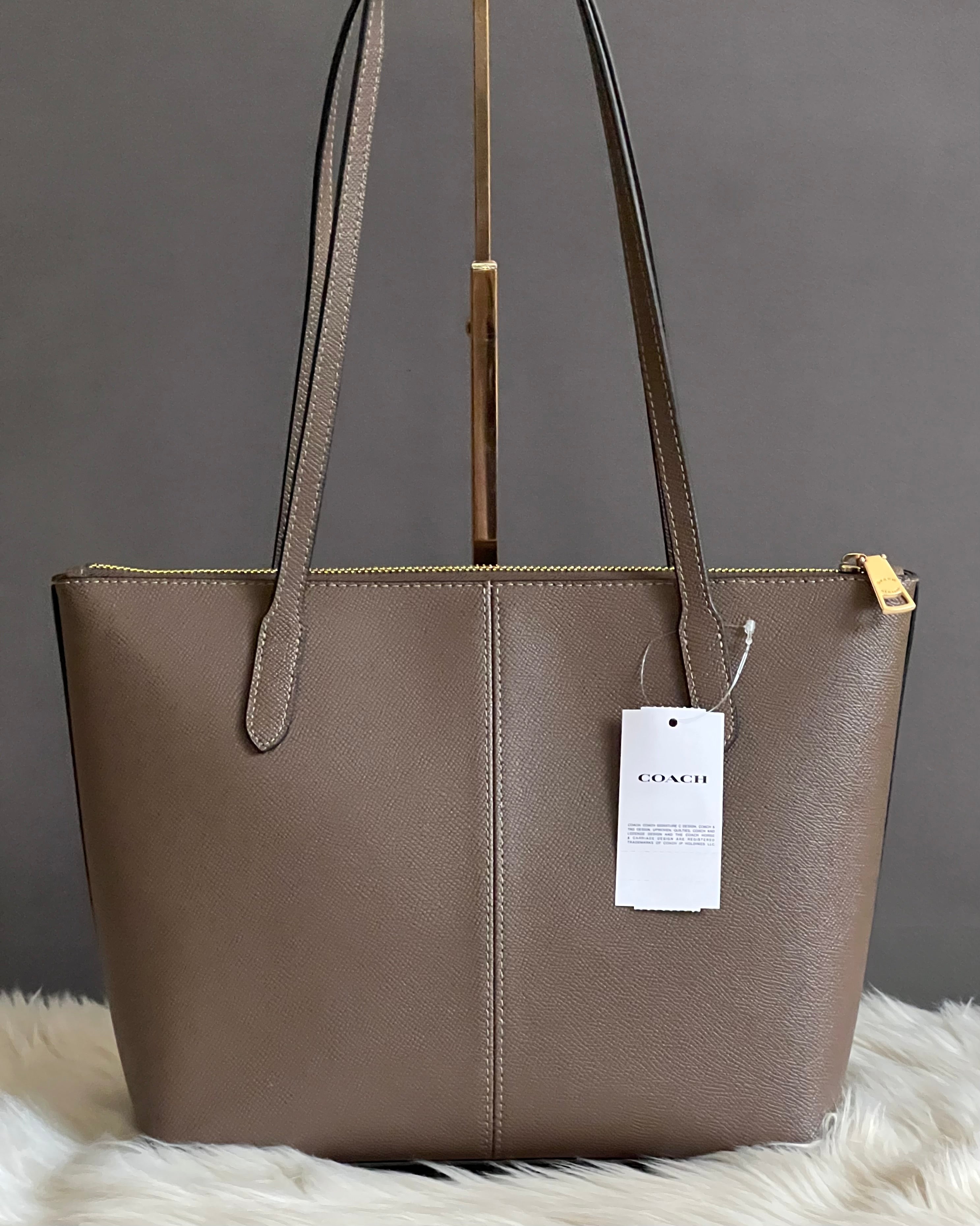 COACH ビジネスバッグ ダークグレー/ブラウン 公式】COACH – コーチ ビジネスバッグ＆ブリーフケース メンズ
