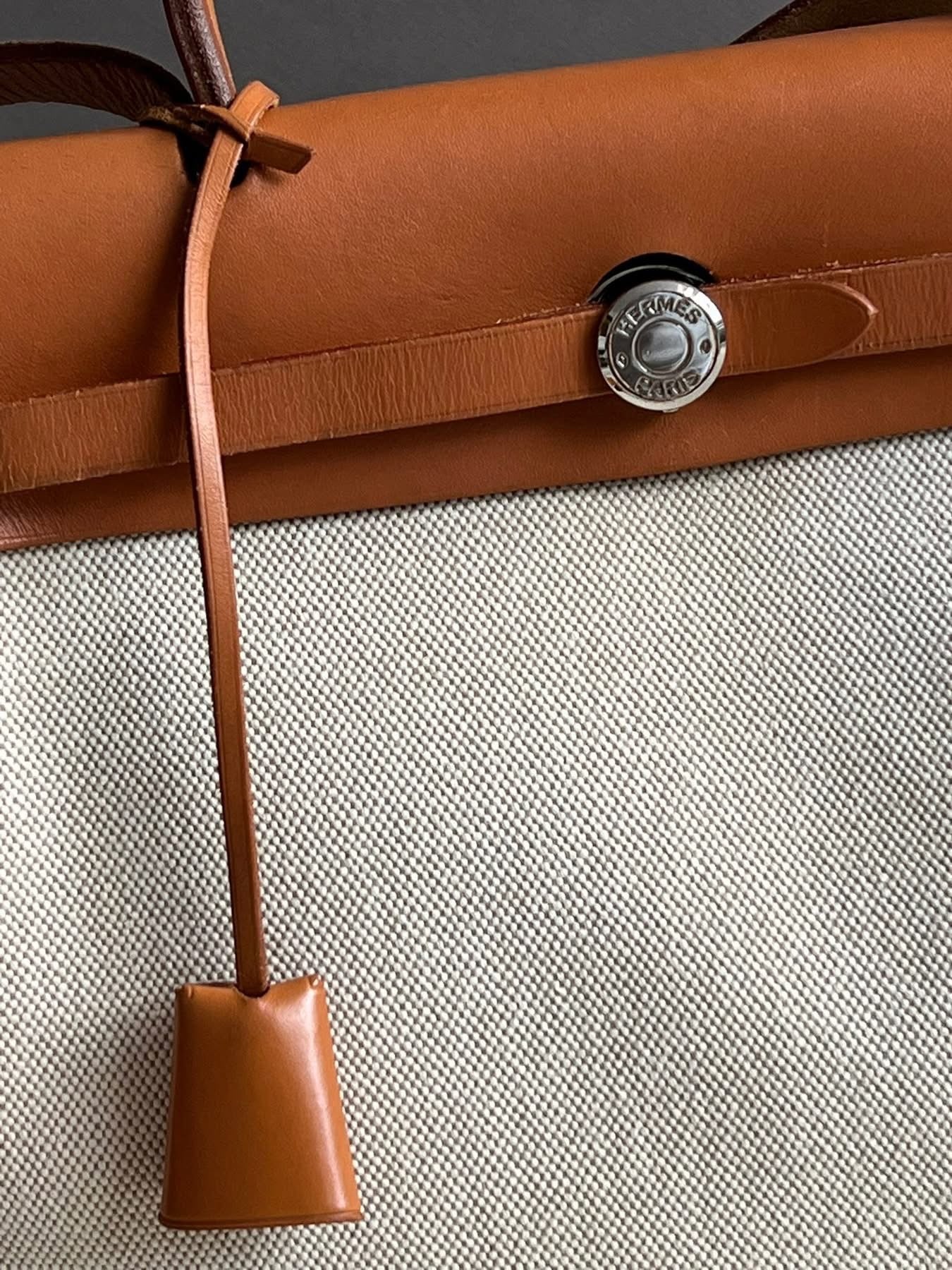 PRE-LOVED - Hermes Vintage Herbag 31 2-in-1 Bag