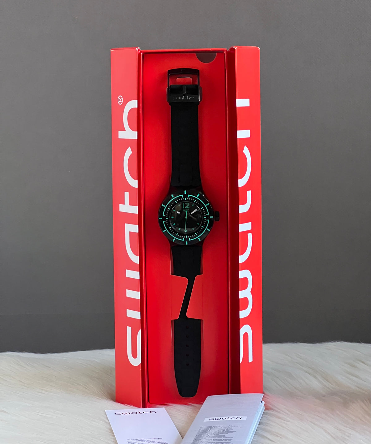 Swatch Dark Water Watch
