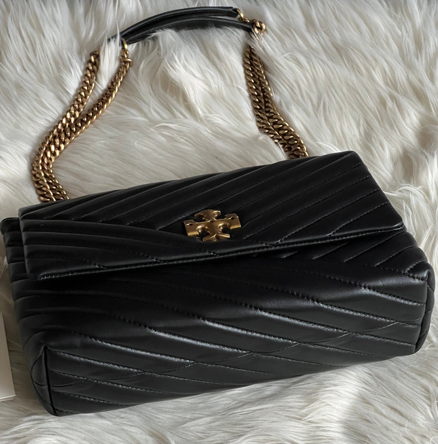 Tory Burch Kira Chevron Convertible Shoulder Bag