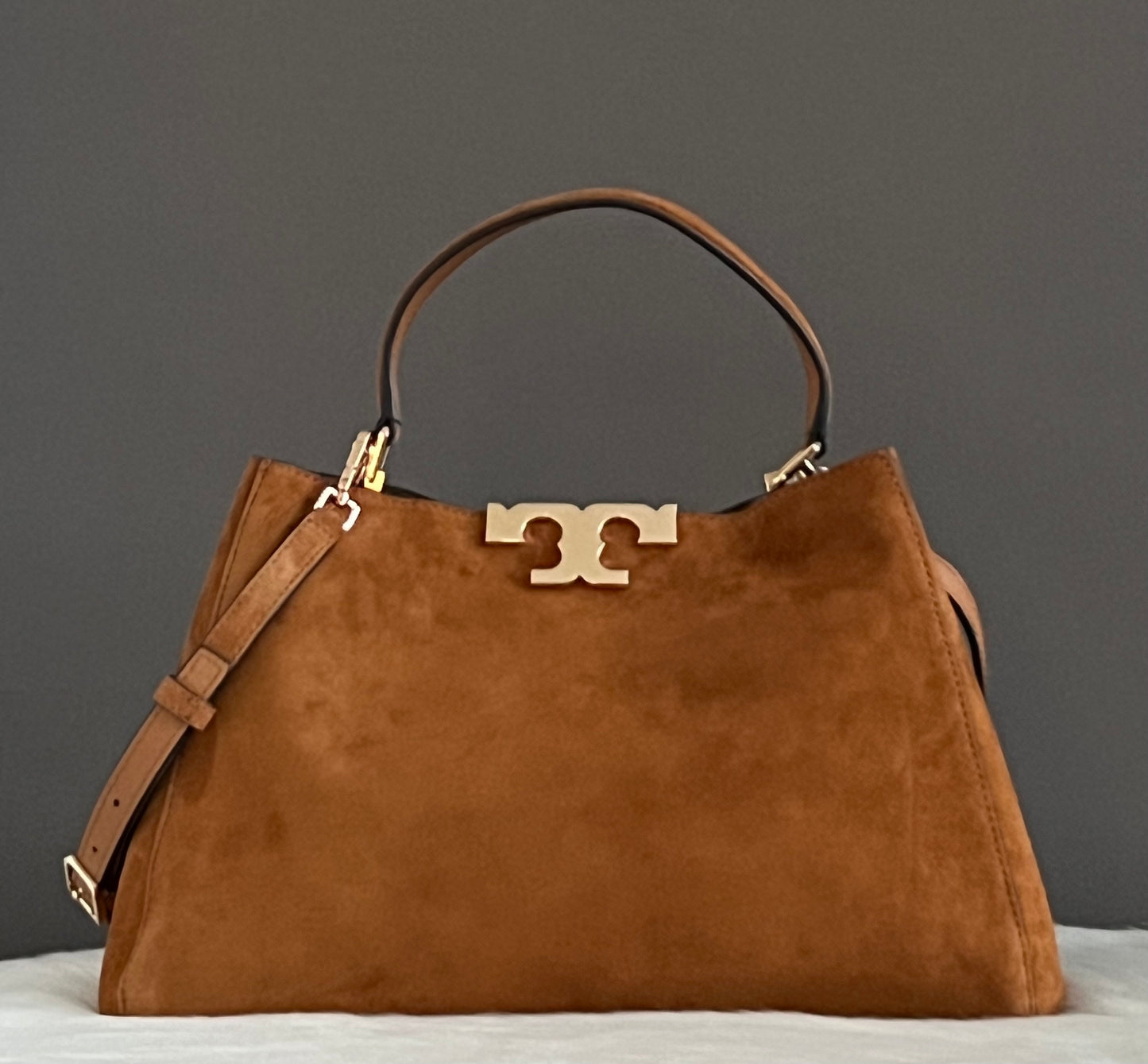 Tory Burch Eleanor Suede Satchel