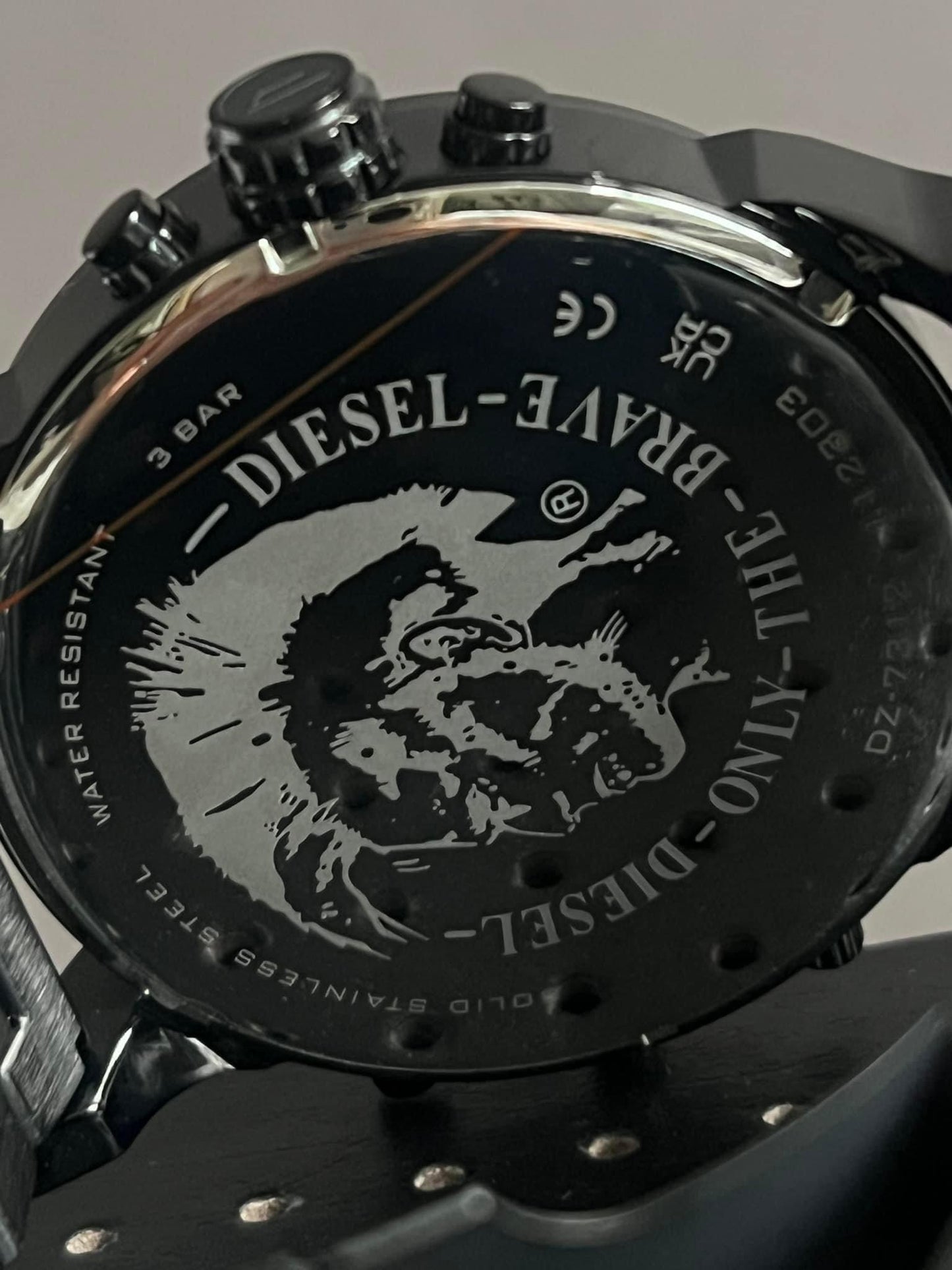 Diesel Men's Mr. Daddy 2.0 Black Chronograph Watch