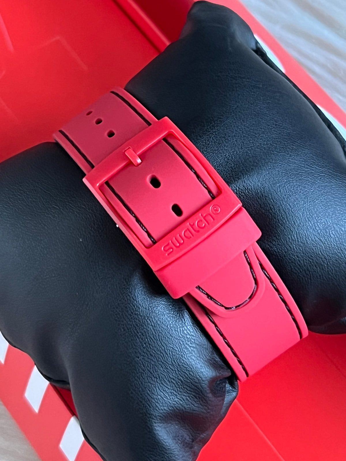 Swatch Red Brake Watch