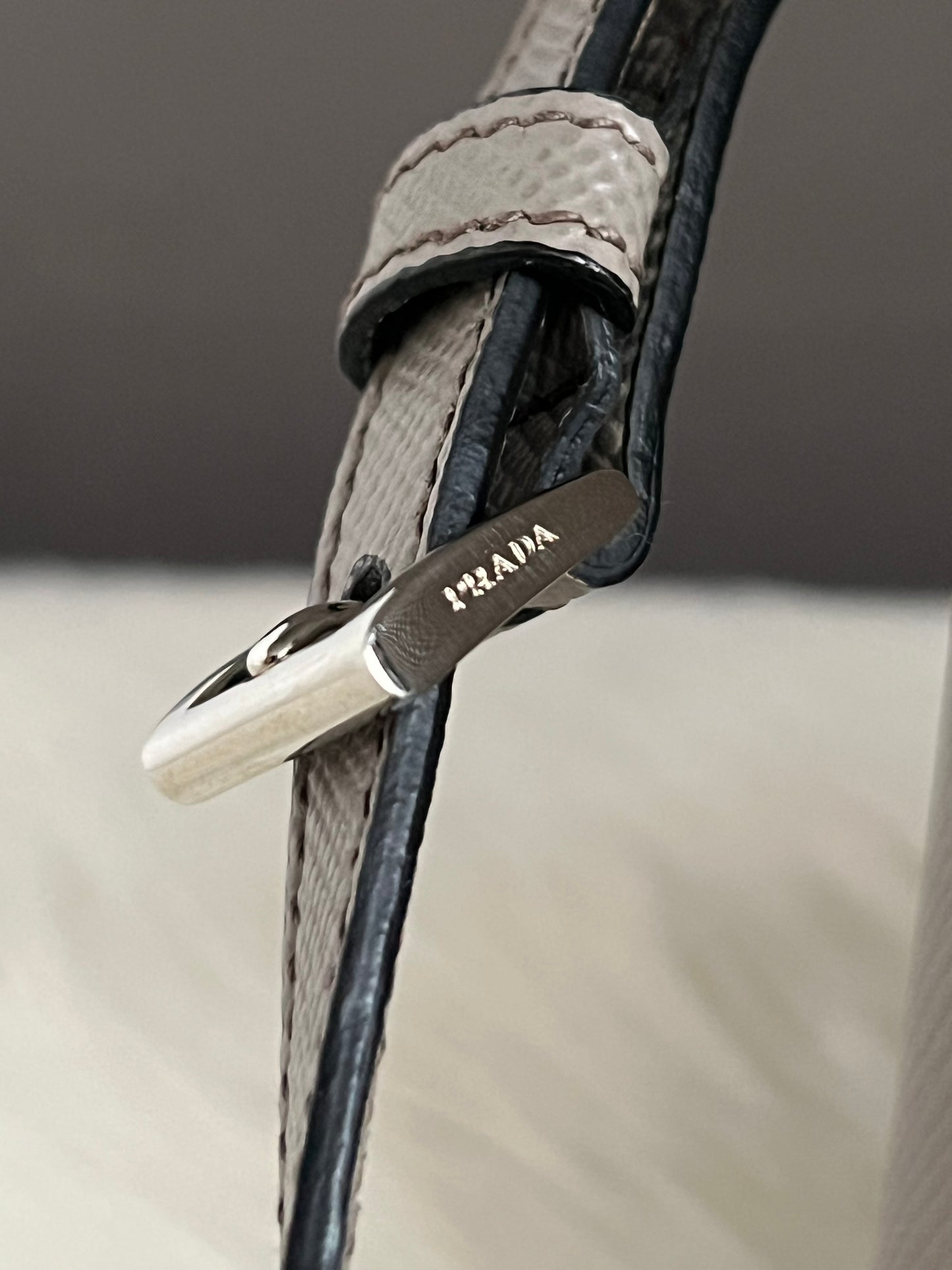 Prada Saffiano Cuir Turn-Lock Twin Satche