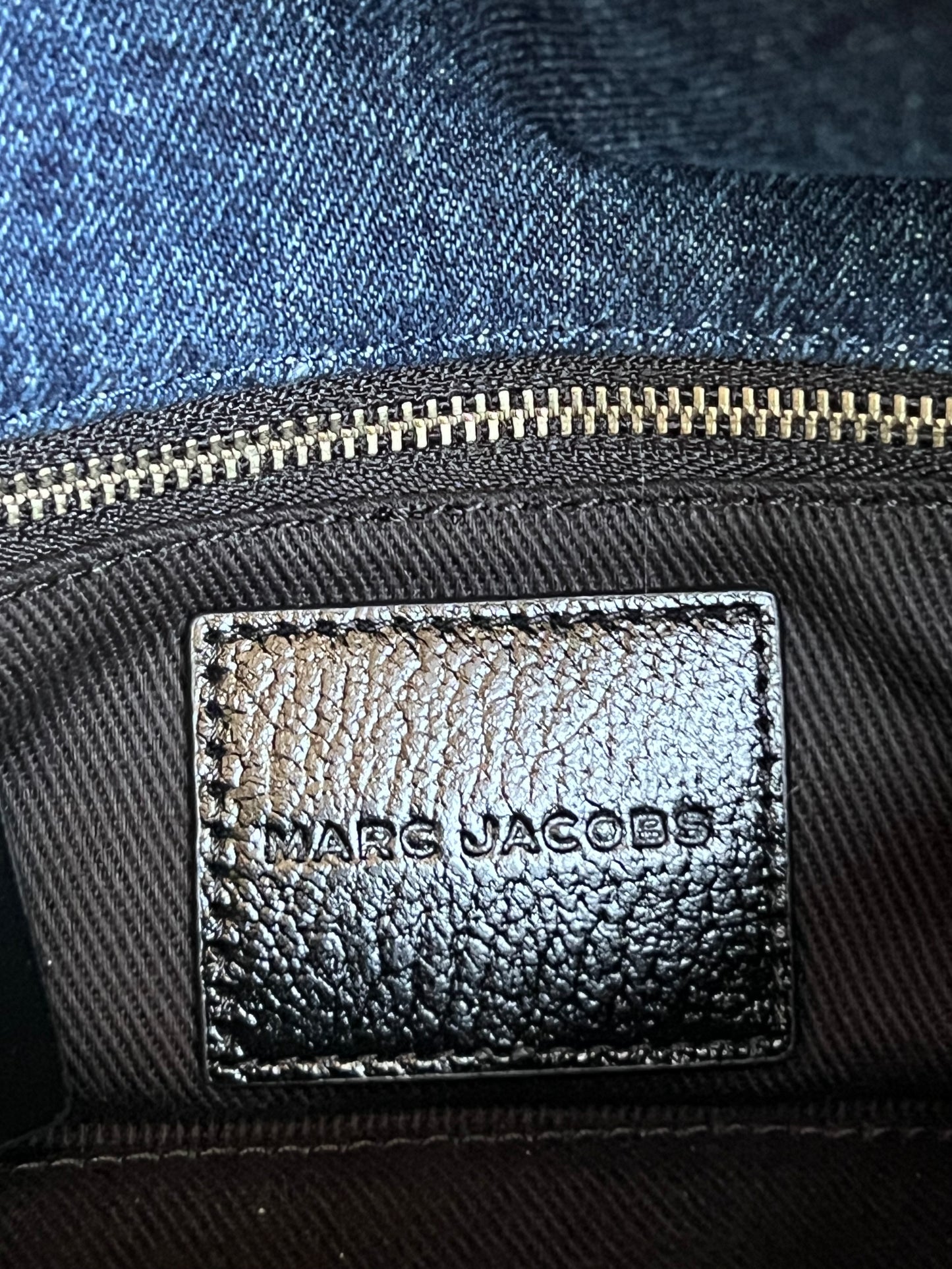Marc Jacobs The Gem Denim Mini Dual Bag