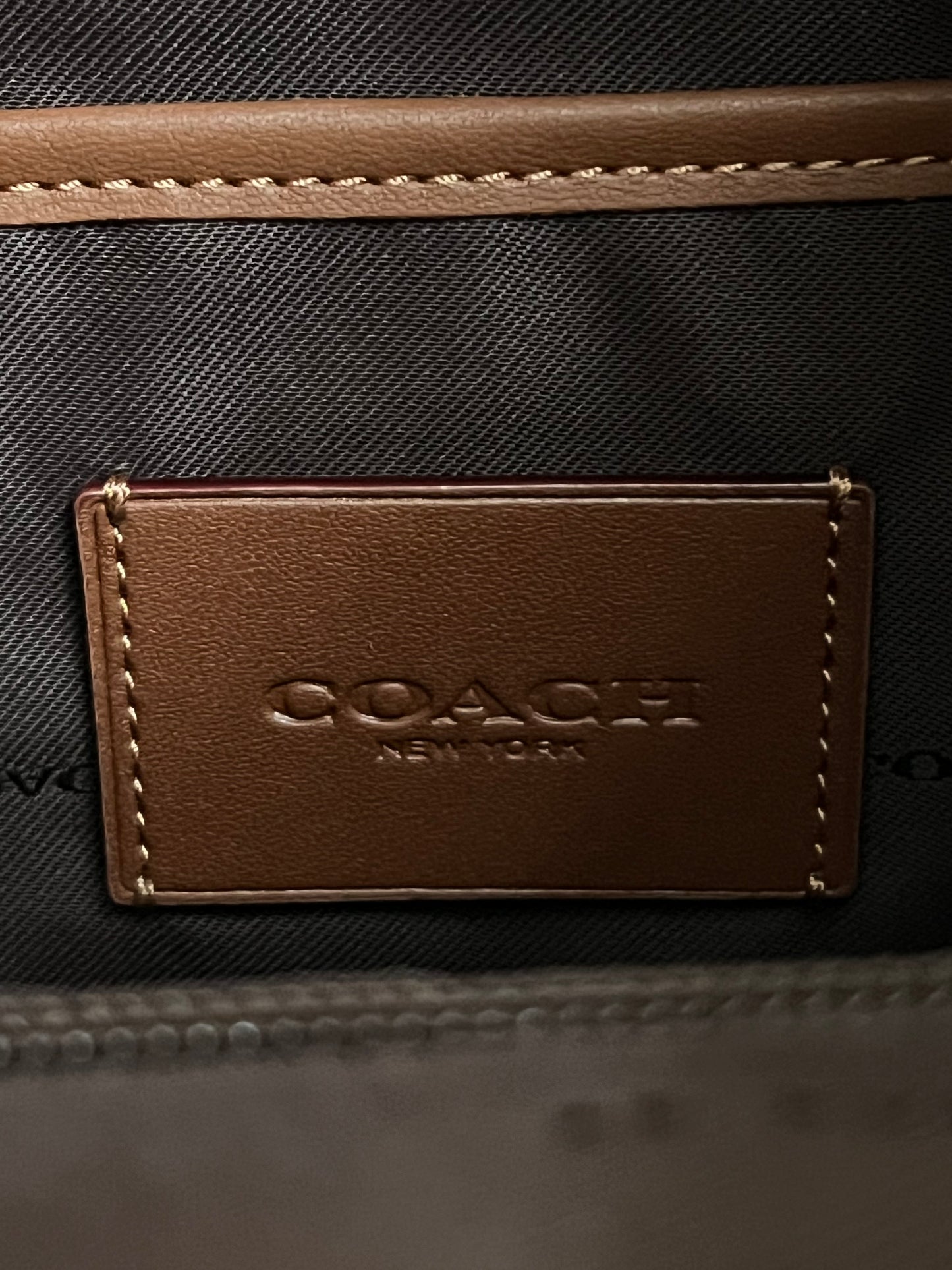 Coach League Flat Backpack in Colorblock