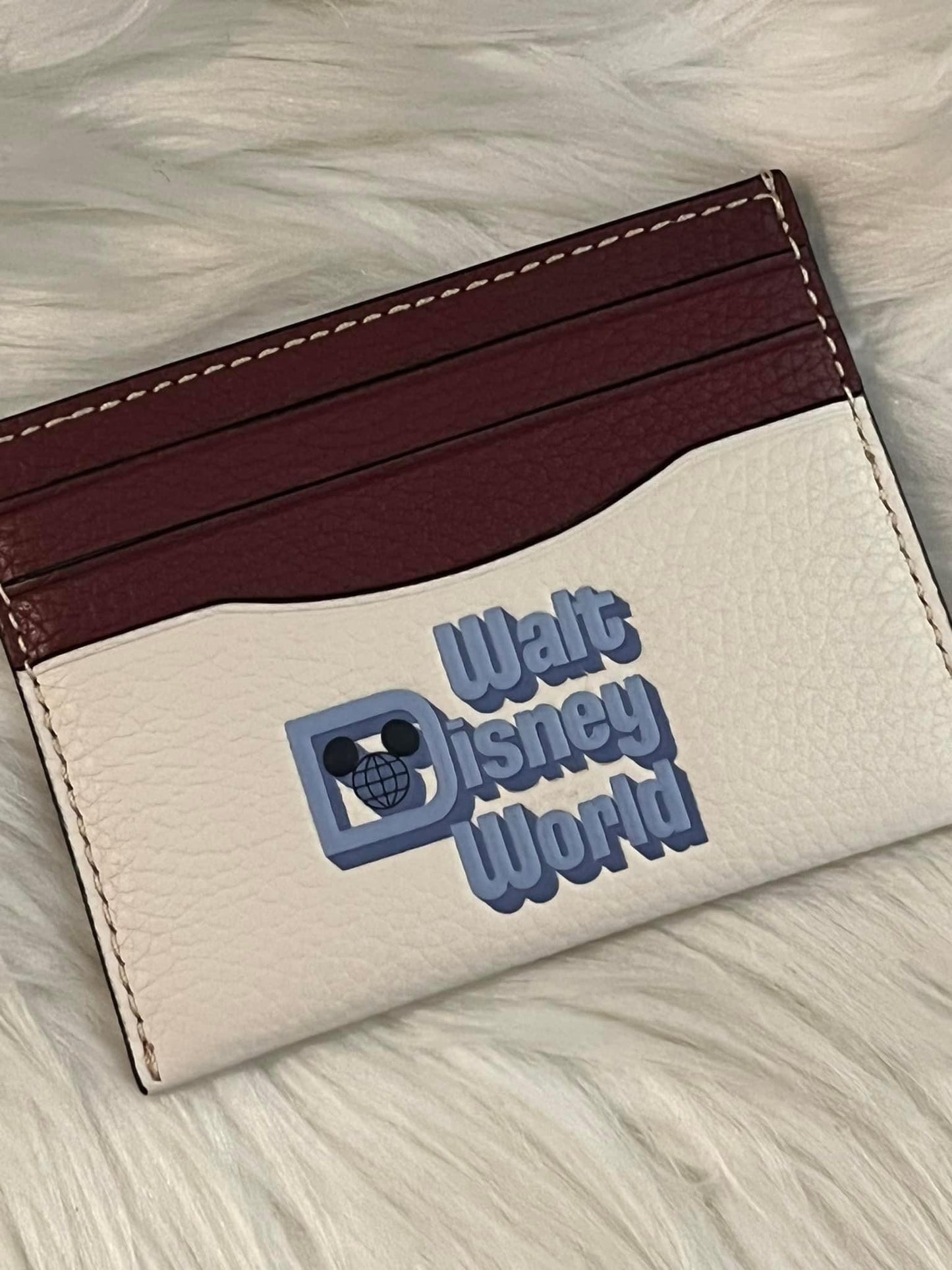 Coach X Disney Card Case With Walt Disney World Motif