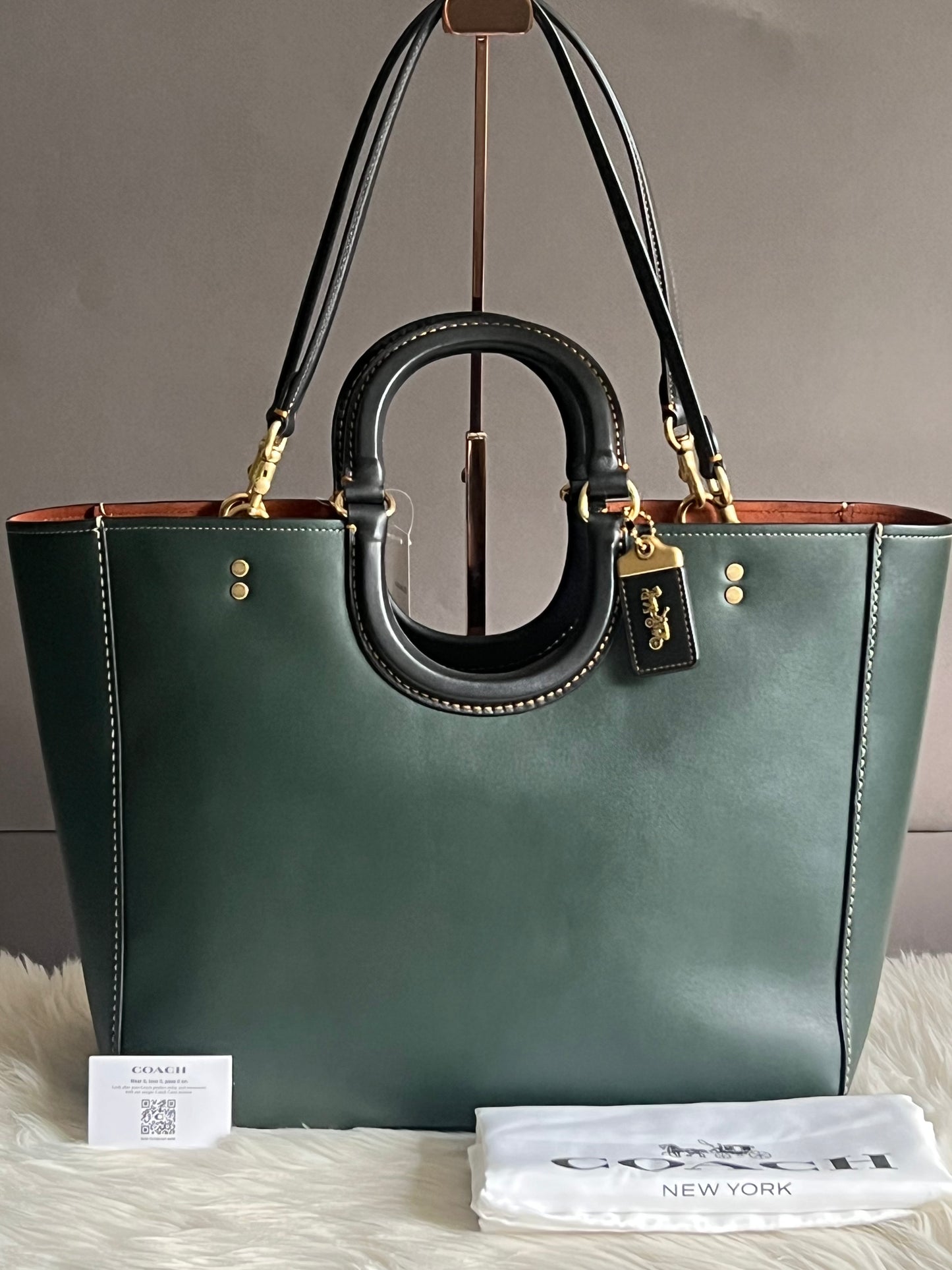 Coach Rae Tote in Colorblock koi