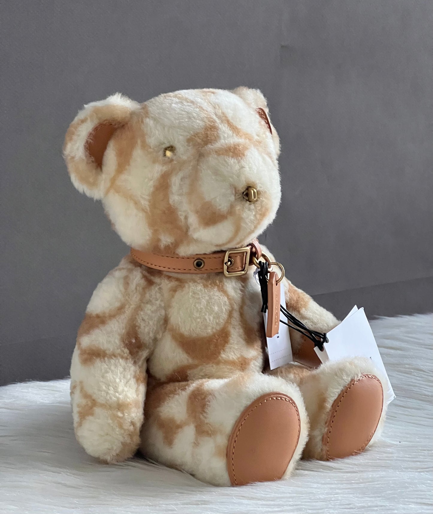 Coach Bear Collectible in Signature Shearling