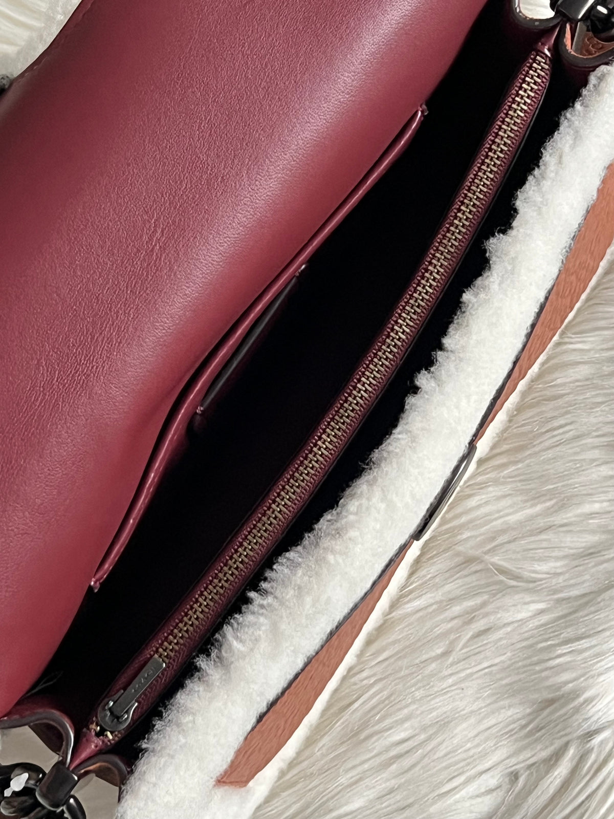 Coach Tabby Shoulder Bag 26 In Shearling