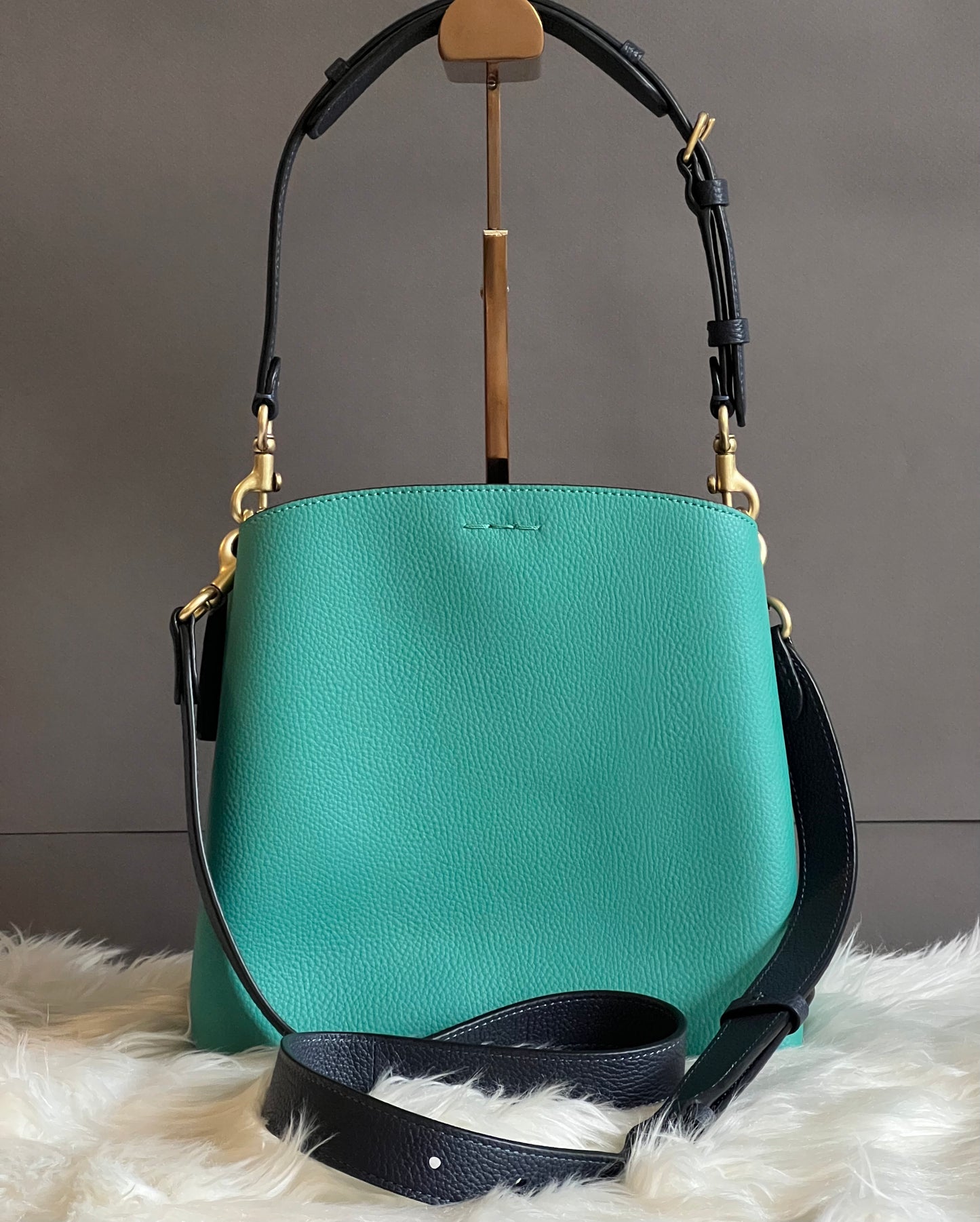 Coach Willow Bucket Bag in Colorblock