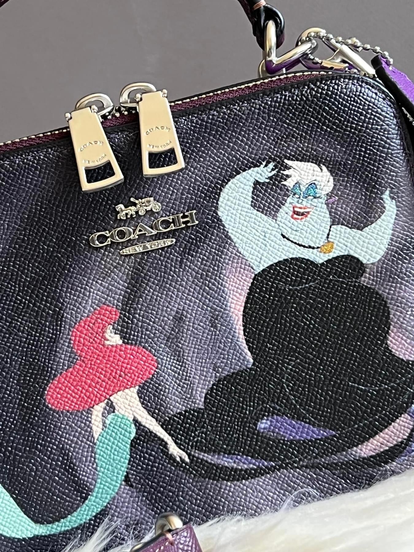 Disney X Coach Box Crossbody with Ursula Motif