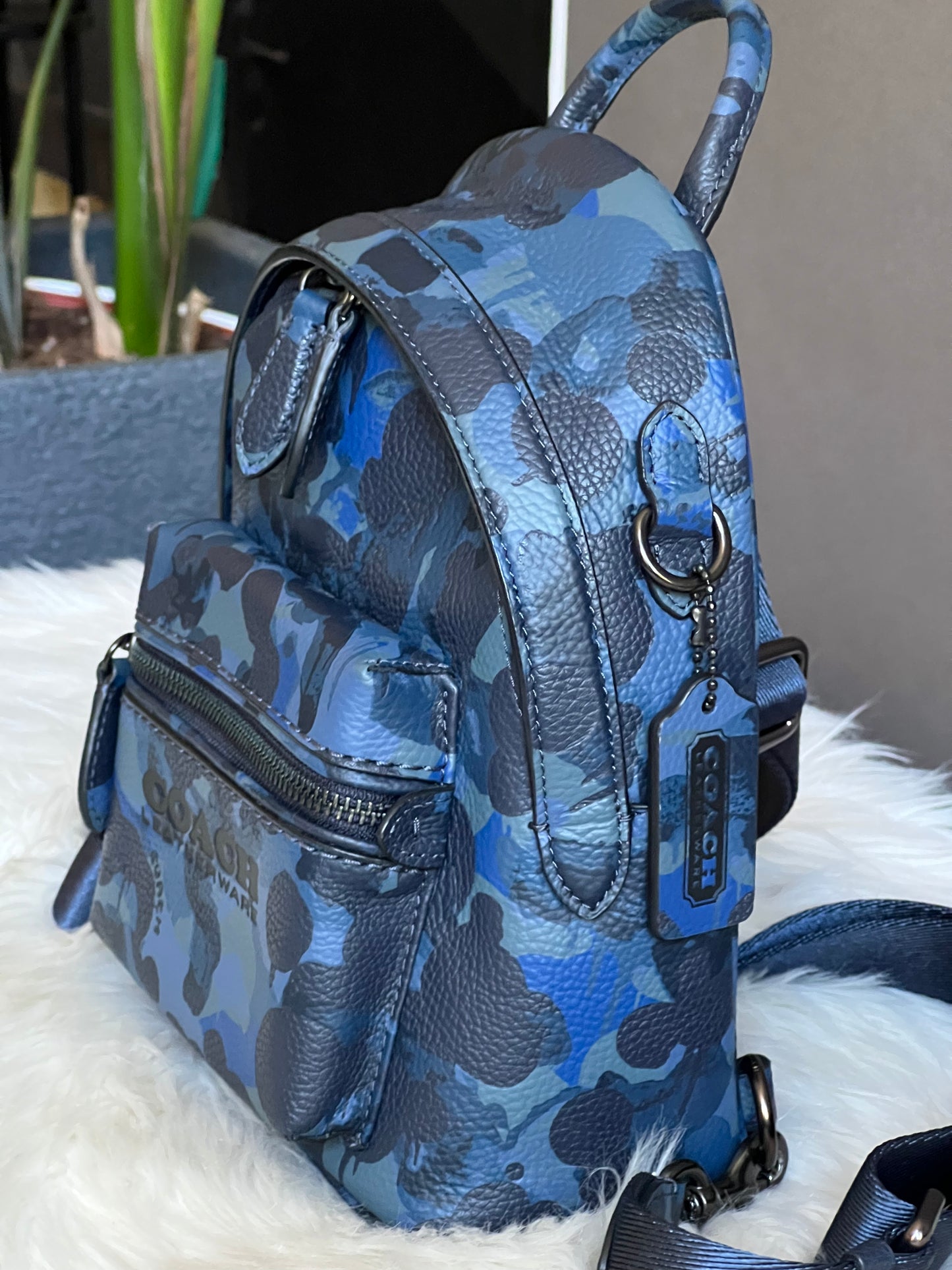 Coach Charter Backpack 18 with Camo Print