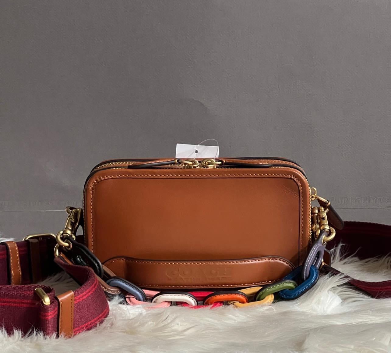 Coach Charter Crossbody with Hybrid Pouch with Rainbow