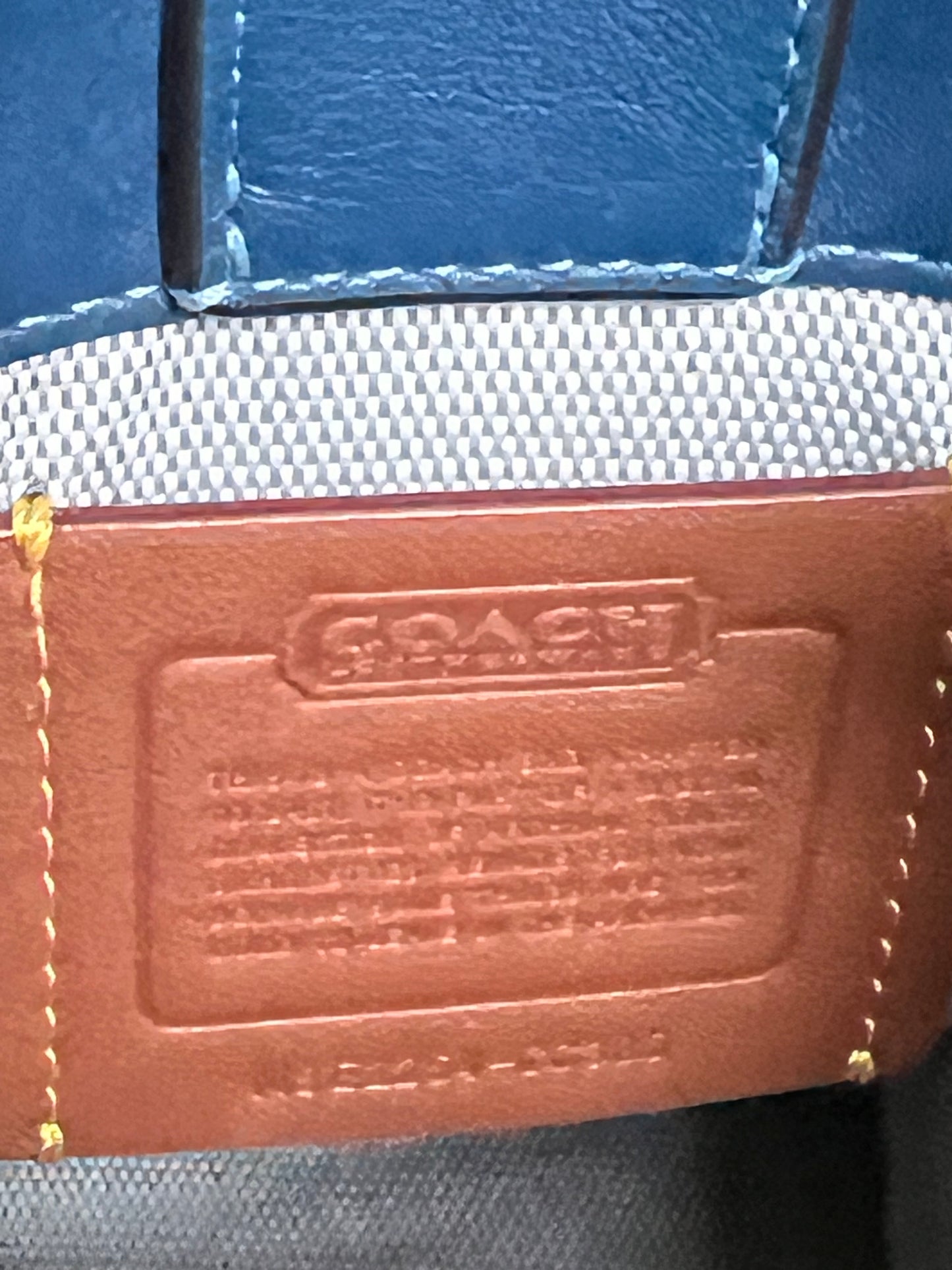 Coach Mini Cashin Tote with Rivets