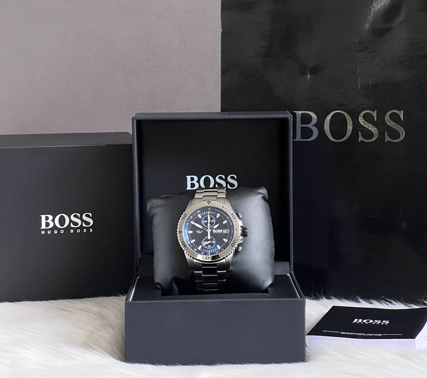 Hugo Boss Men’s Aero-Vela Chronograph Watch
