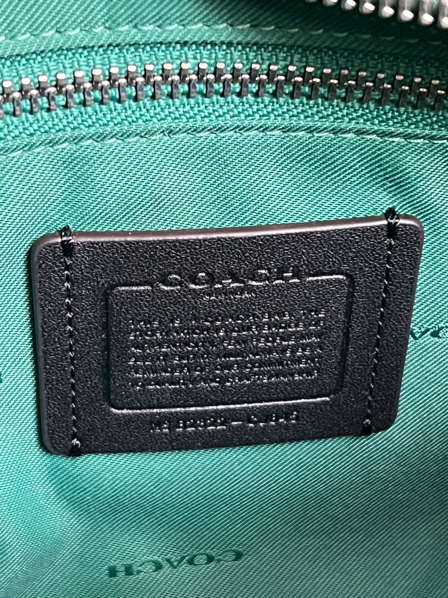 Coach Tote with Signature Canvas Detail