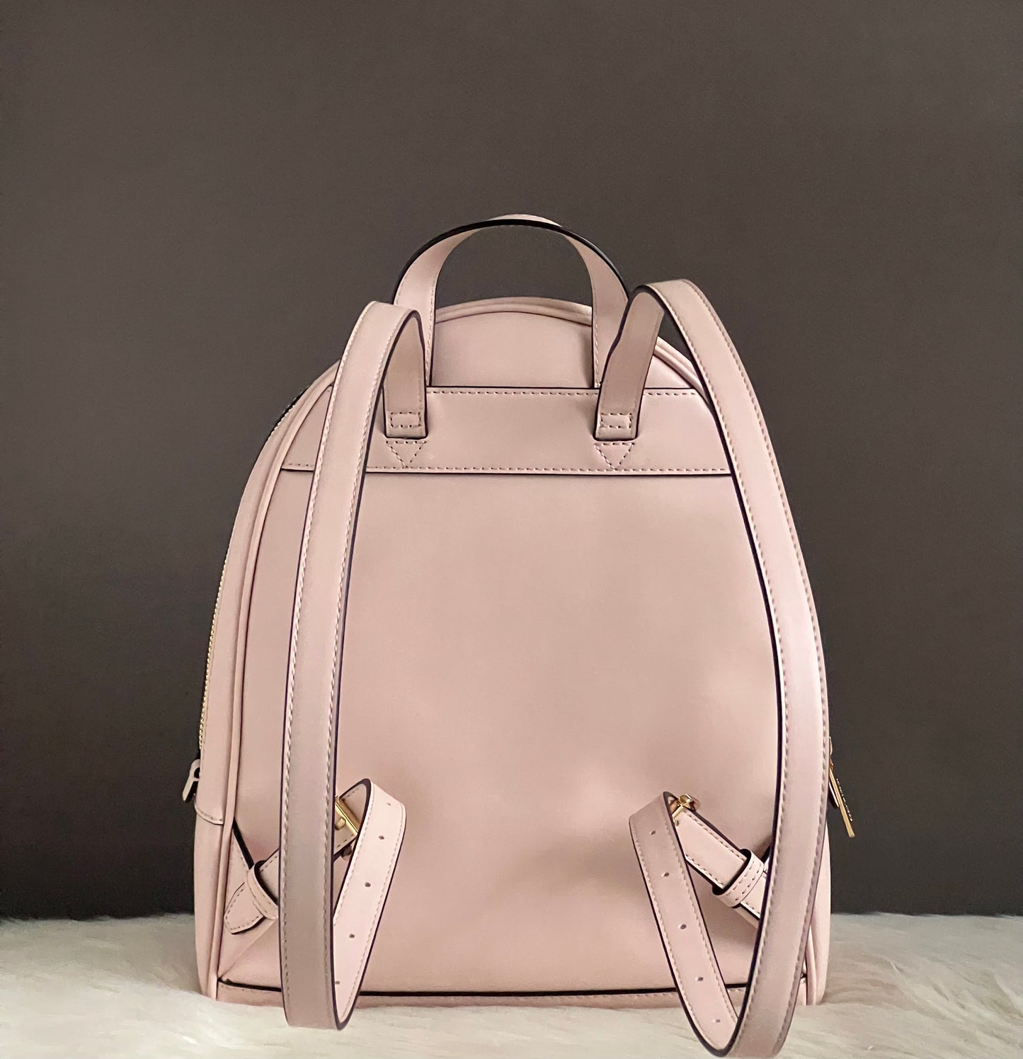 Michael Kors Rhea Medium Pebbled Leather Backpack