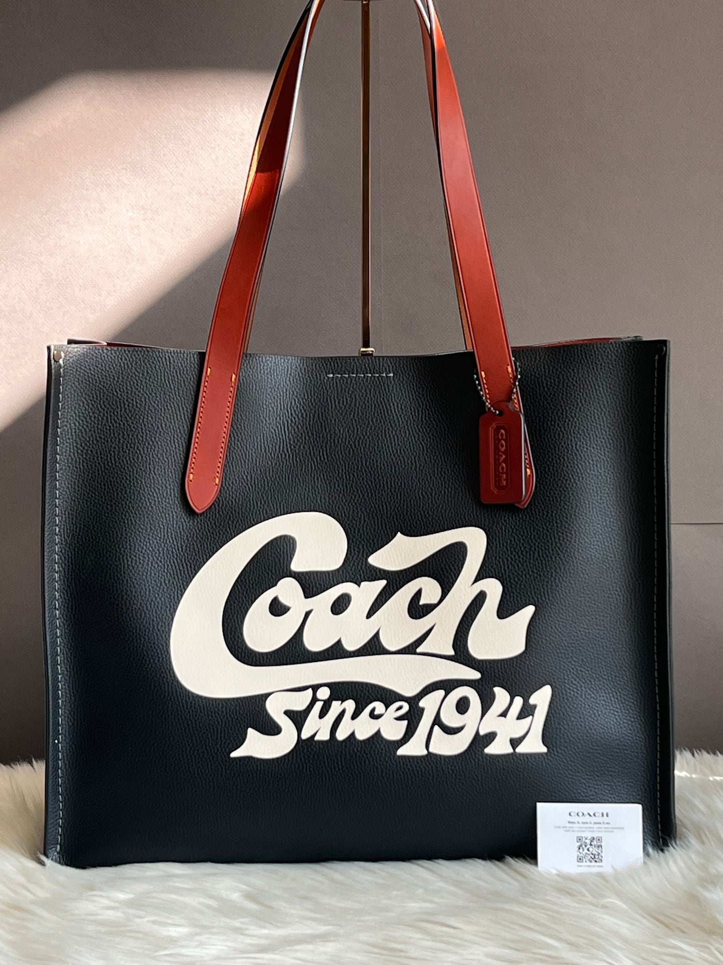 Coach Relay Tote with Coach Graphic