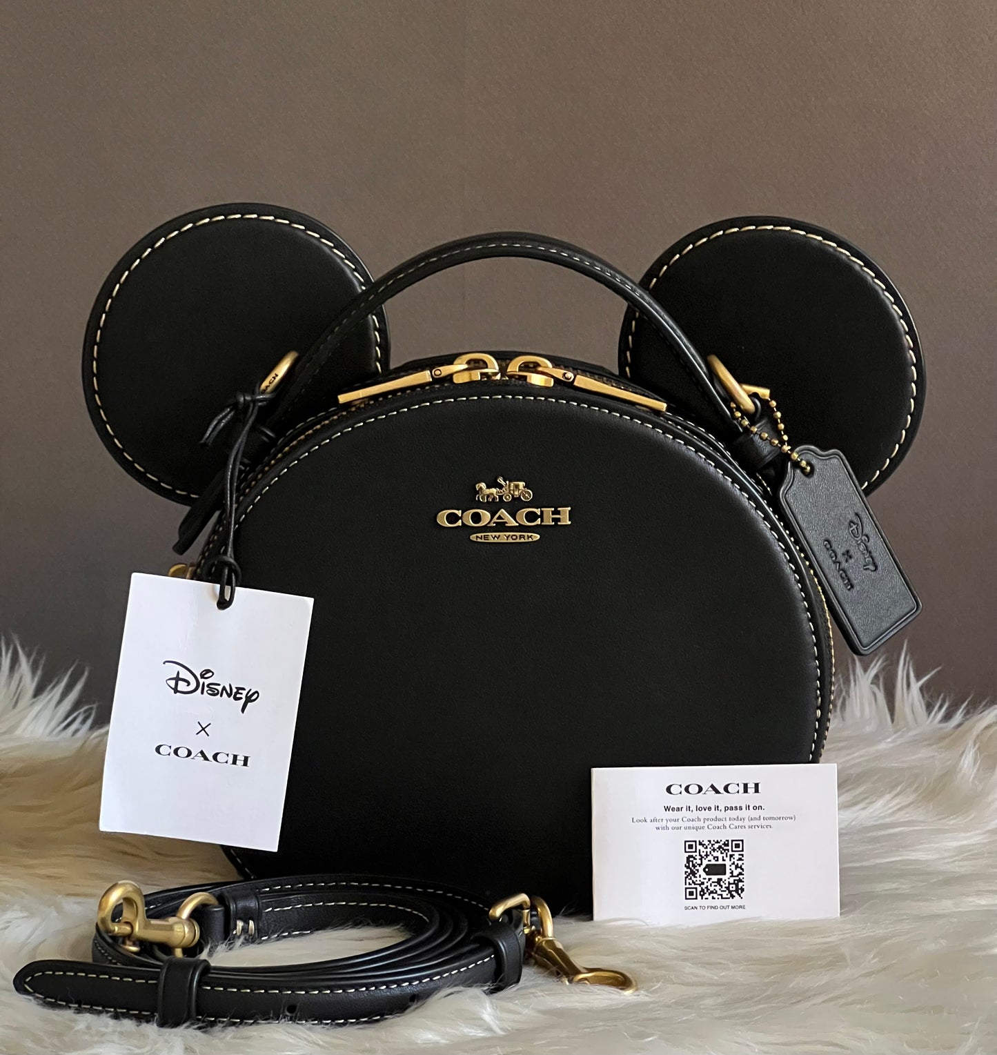 Disney X Coach Mickey Mouse Ear Bag