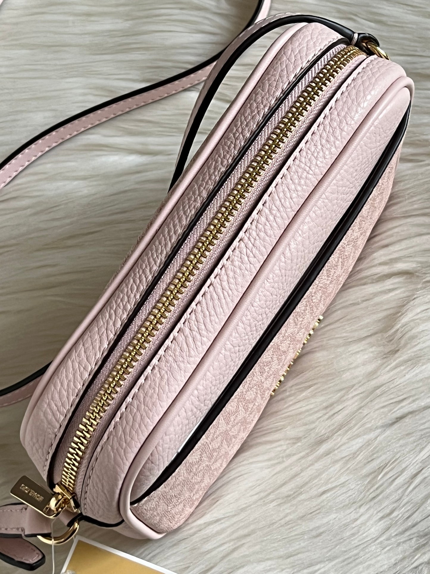 Michael Kors Jet Set Small Signature Logo Camera Crossbody Bag