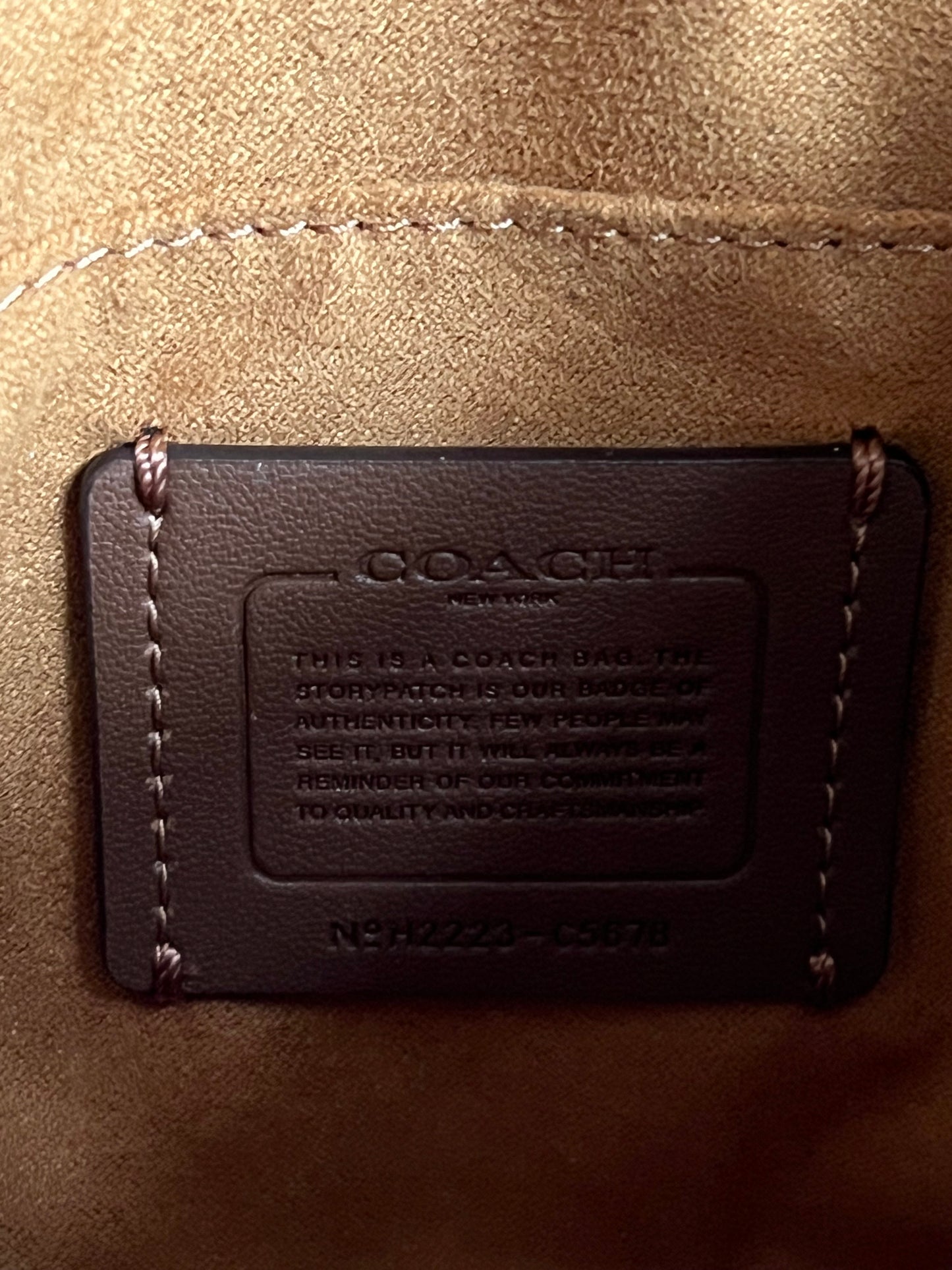 Coach Convertible Mini Backpack In Signature Canvas