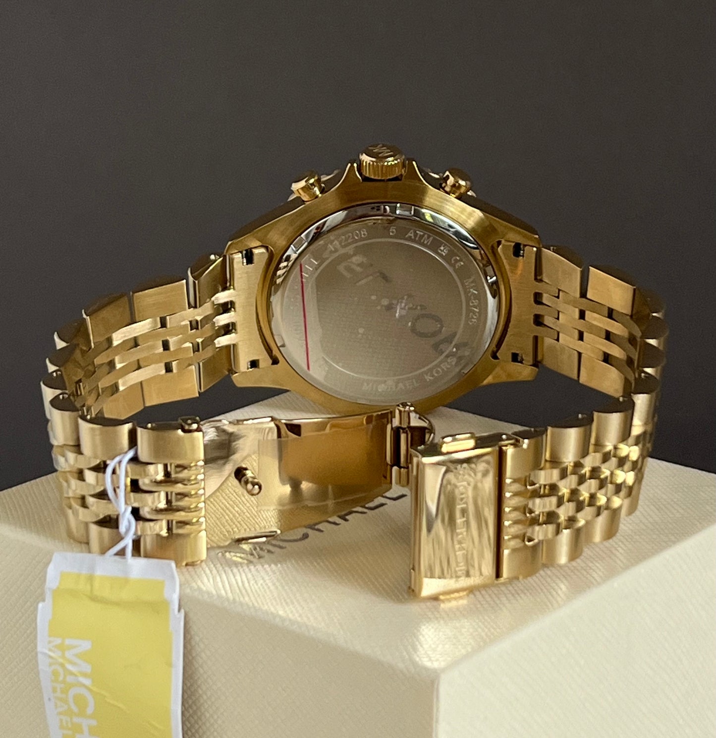 Michael Kors Men’s Bayville Chronograph Gold-Tone Watch