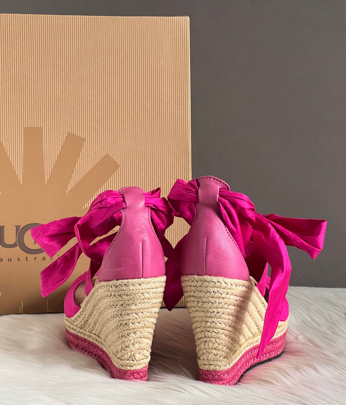 UGG Lucianna Platform Wedge Sandals
