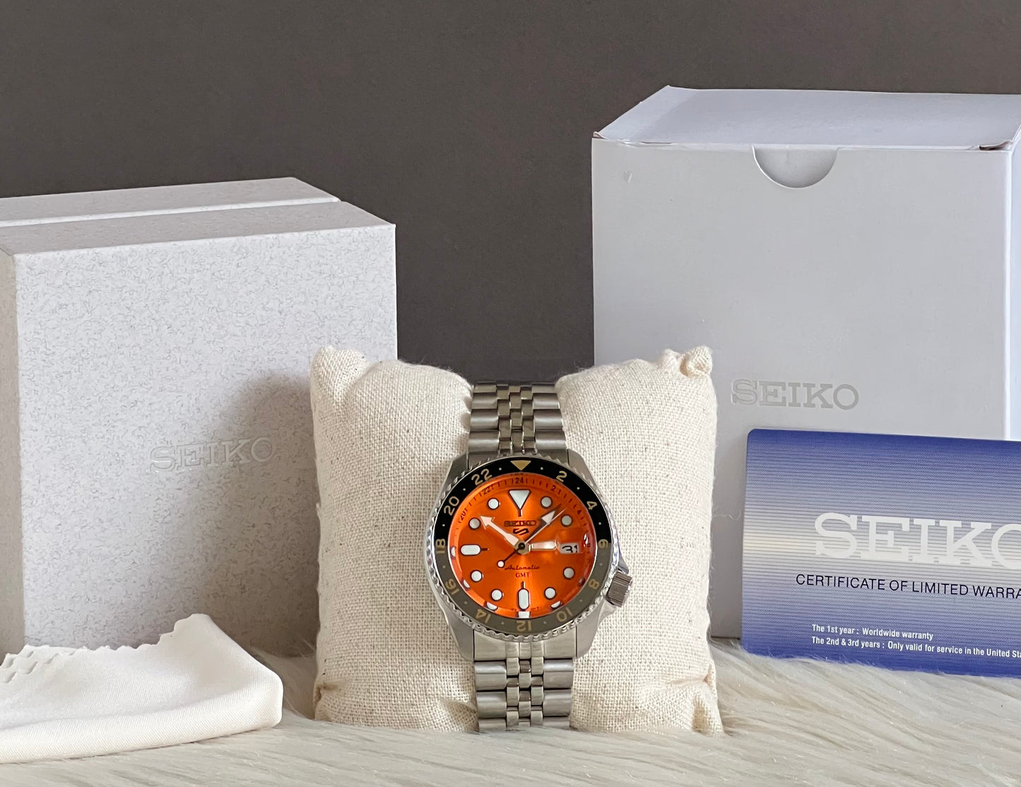 Seiko Men’s 5 Sports Automatic GMT Watch