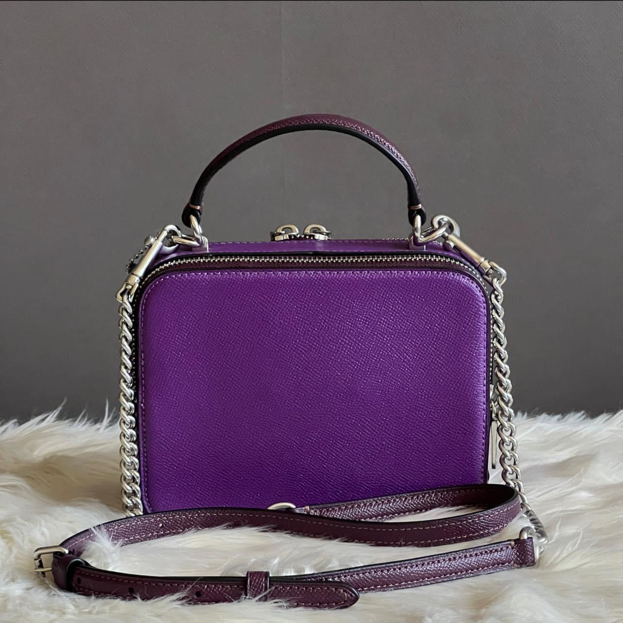 Disney X Coach Box Crossbody with Ursula Motif