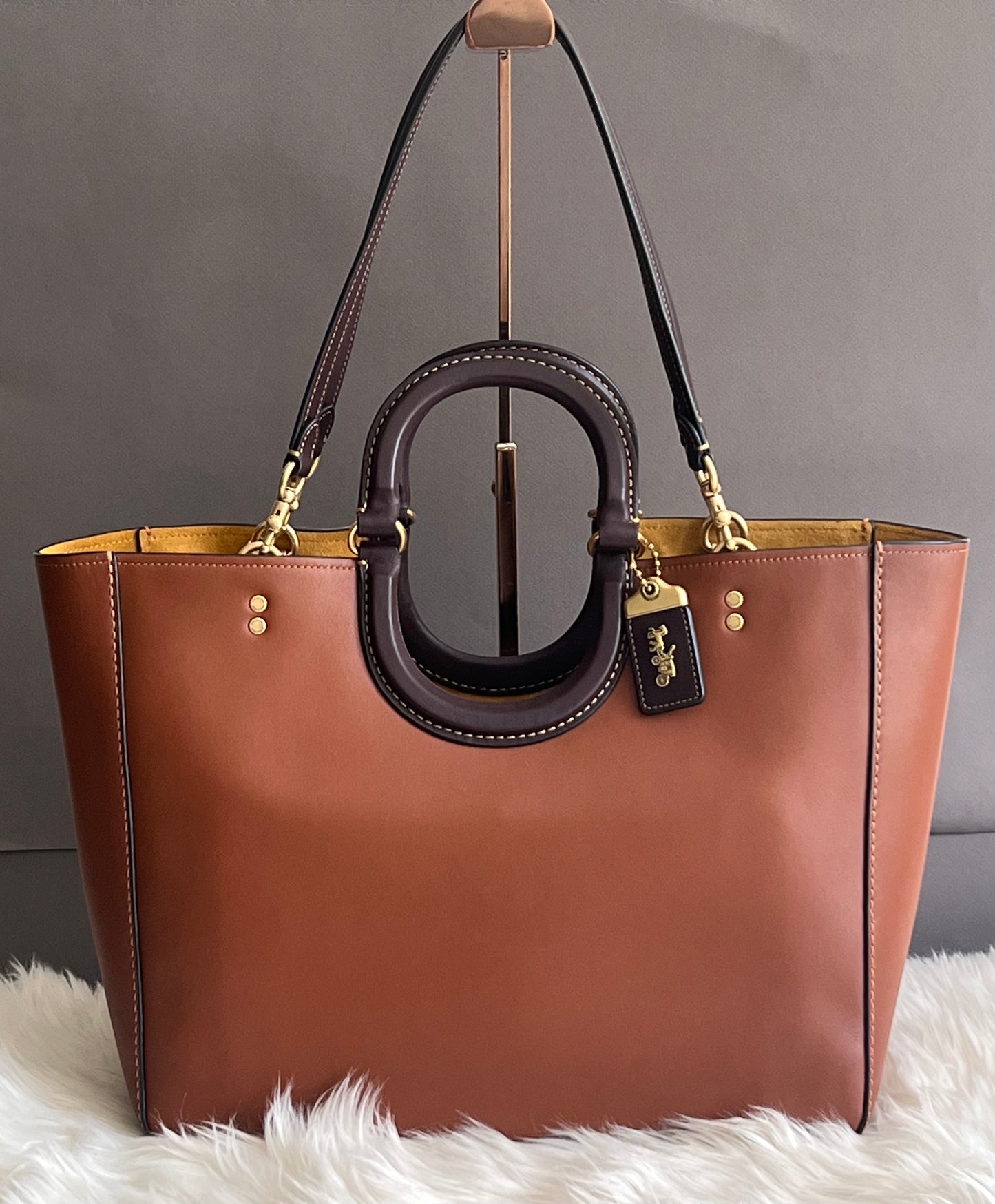 Coach Rae Tote in Colorblock koi