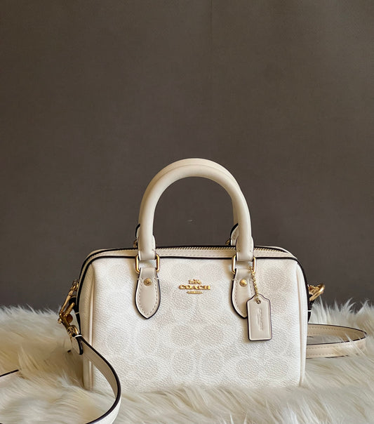 Coach Mini Rowan Crossbody Bag in Signature Canvas