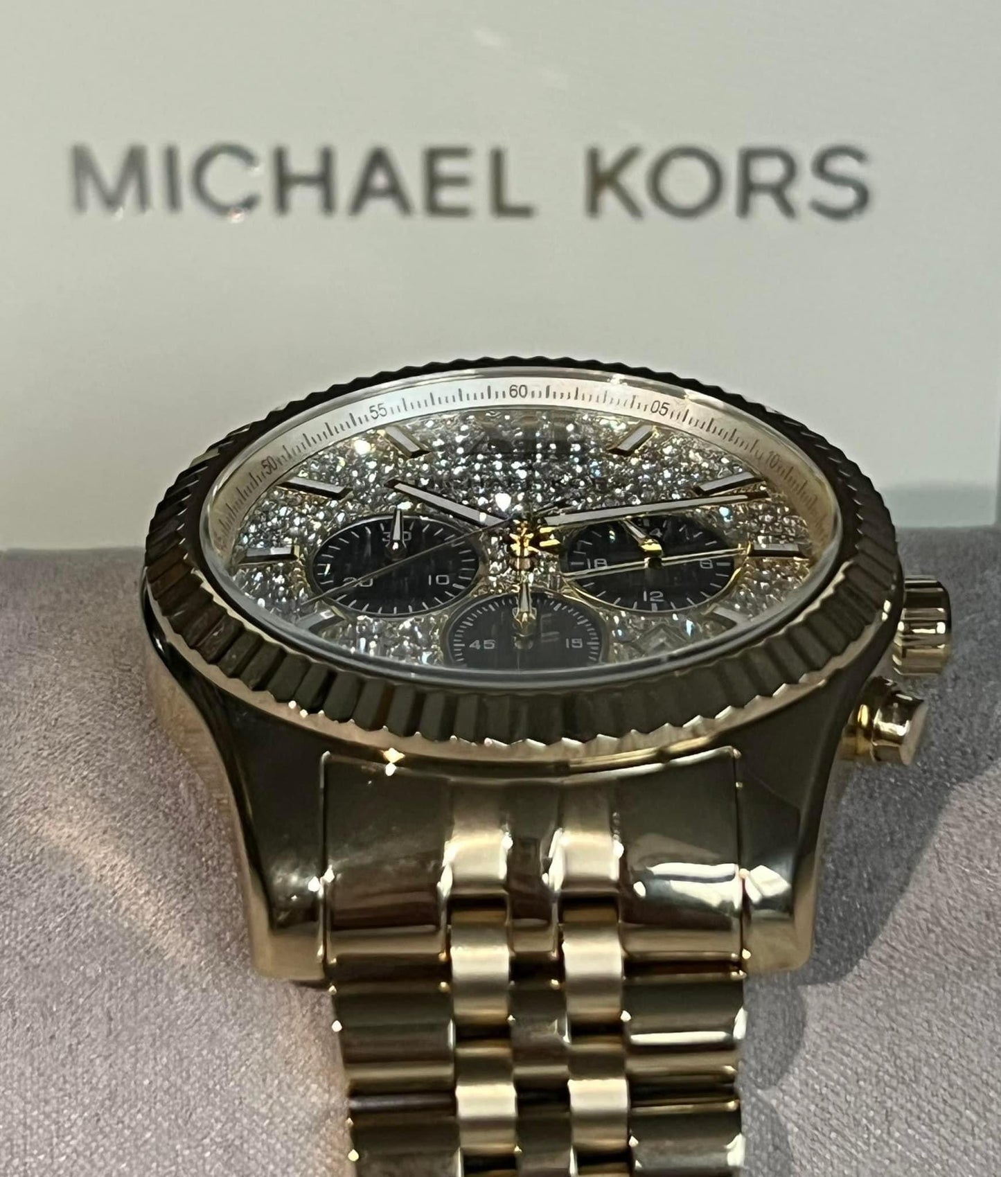 Michael Kors Oversized Lexington Gold-Tone Watch