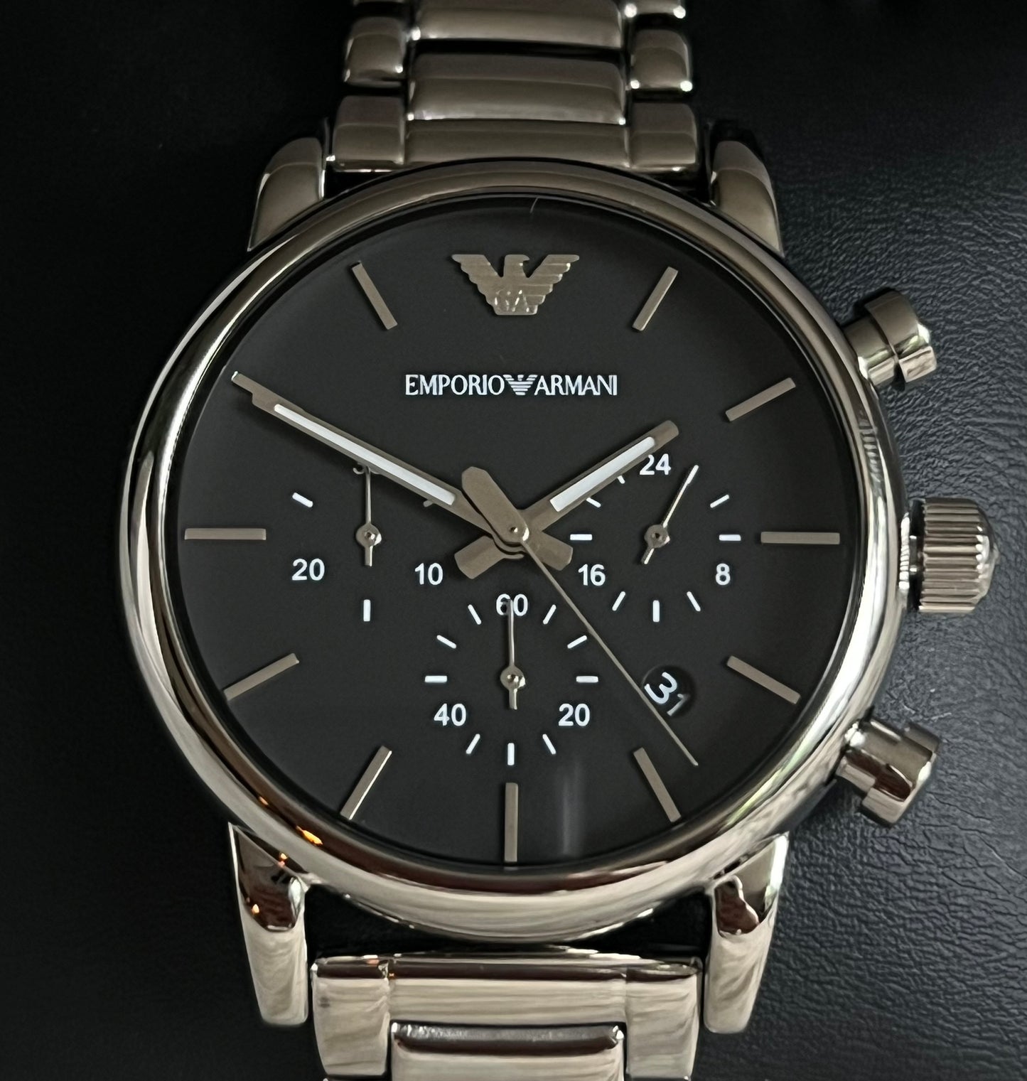 Emporio Armani Men’s Chronograph Steel Watch