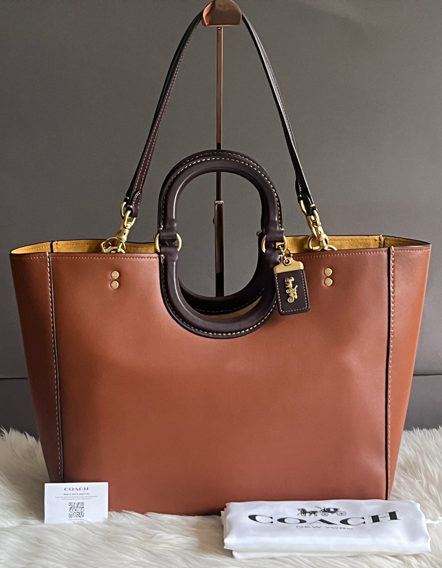 Coach Rae Tote in Colorblock koi