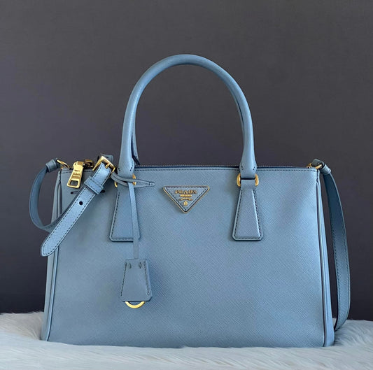 Prada Saffiano Lux Medium Galleria Zip Tote