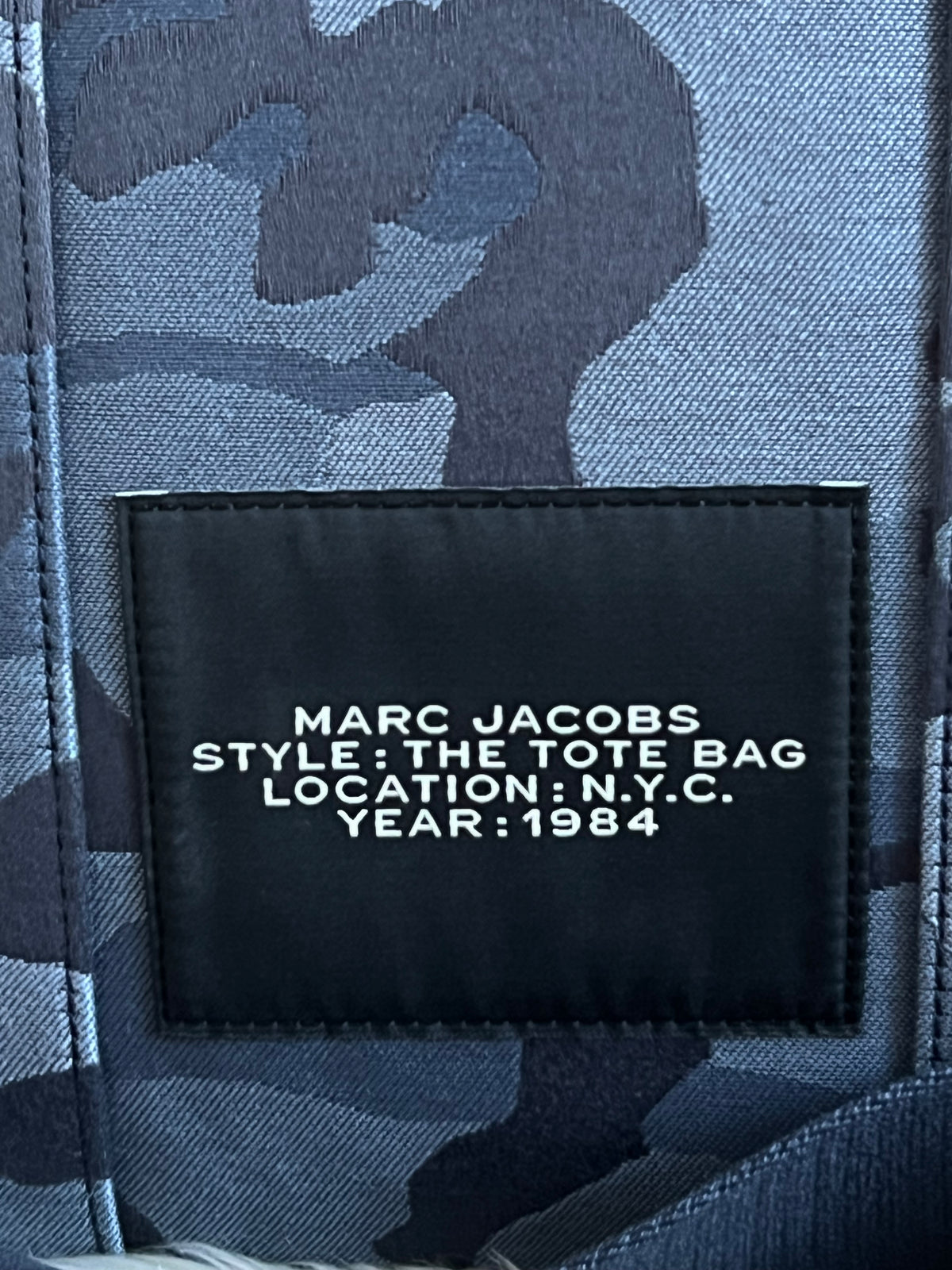 Marc Jacobs The Camo Jacquard Medium Tote Bag