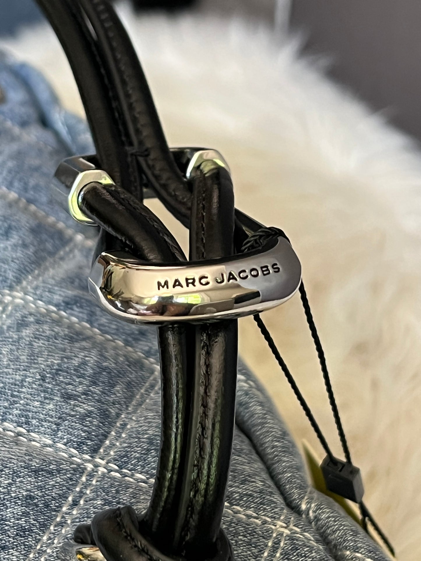 Marc Jacobs The Quilted Denim Dual Convertible Shoulder Bag