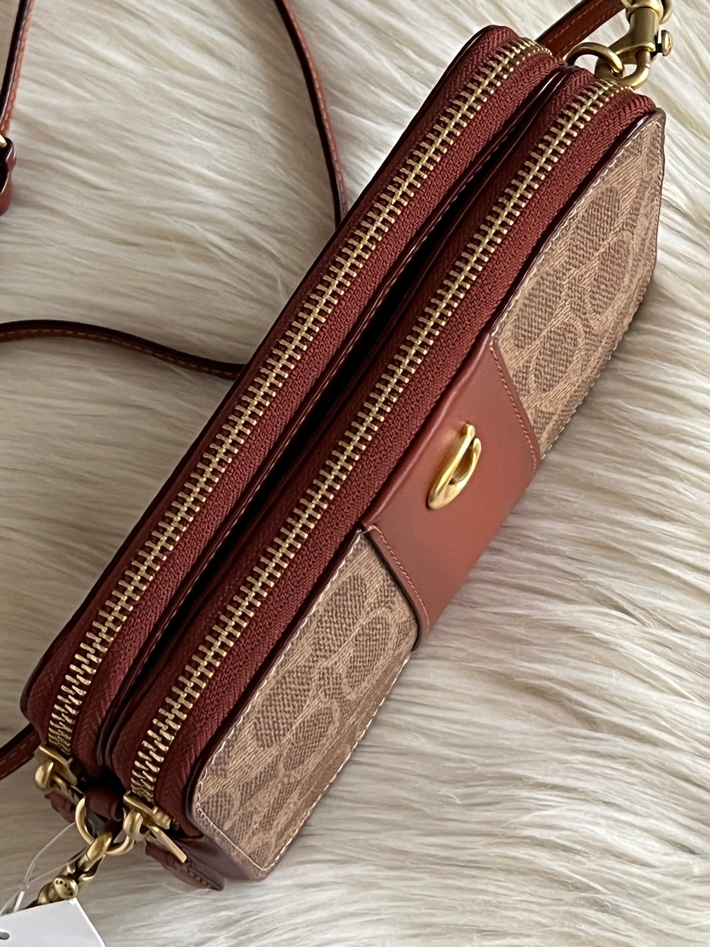 Coach Kira Crossbody Bag In Colorblock Signature Canvas