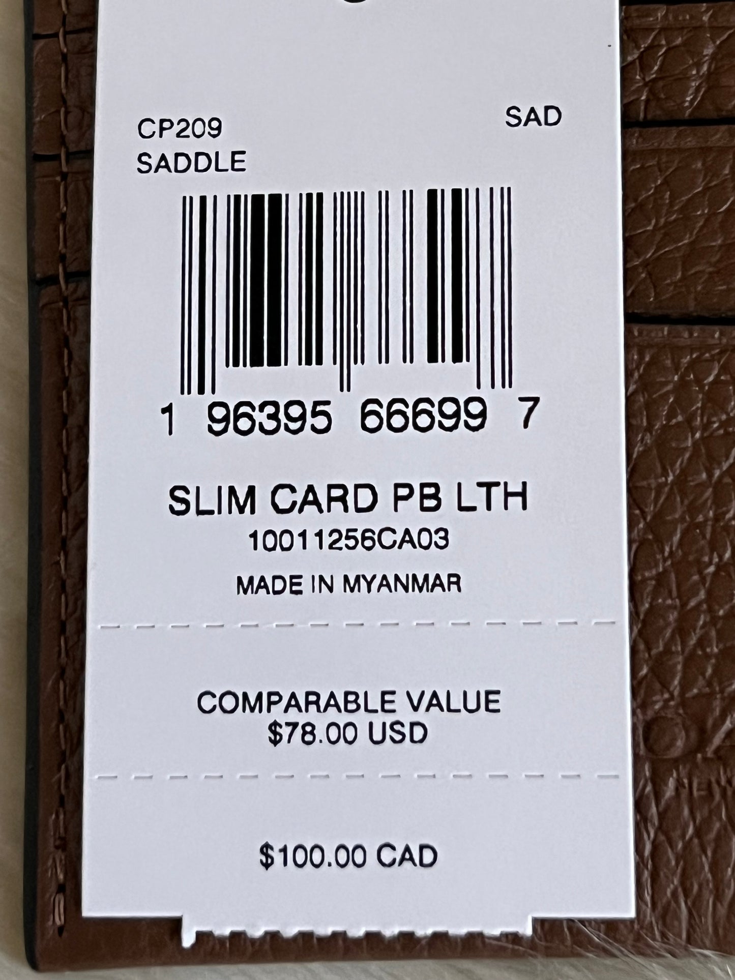 Coach Slim Id Card Case