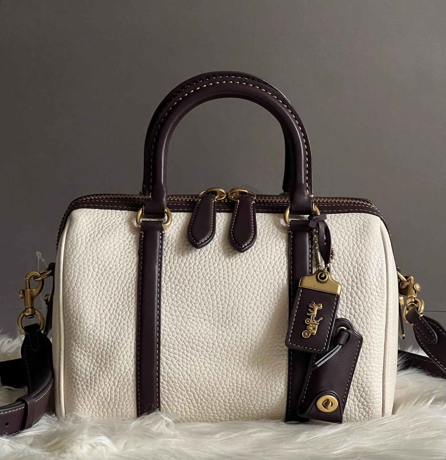 Coach Ruby Satchel 25 in Colorblock