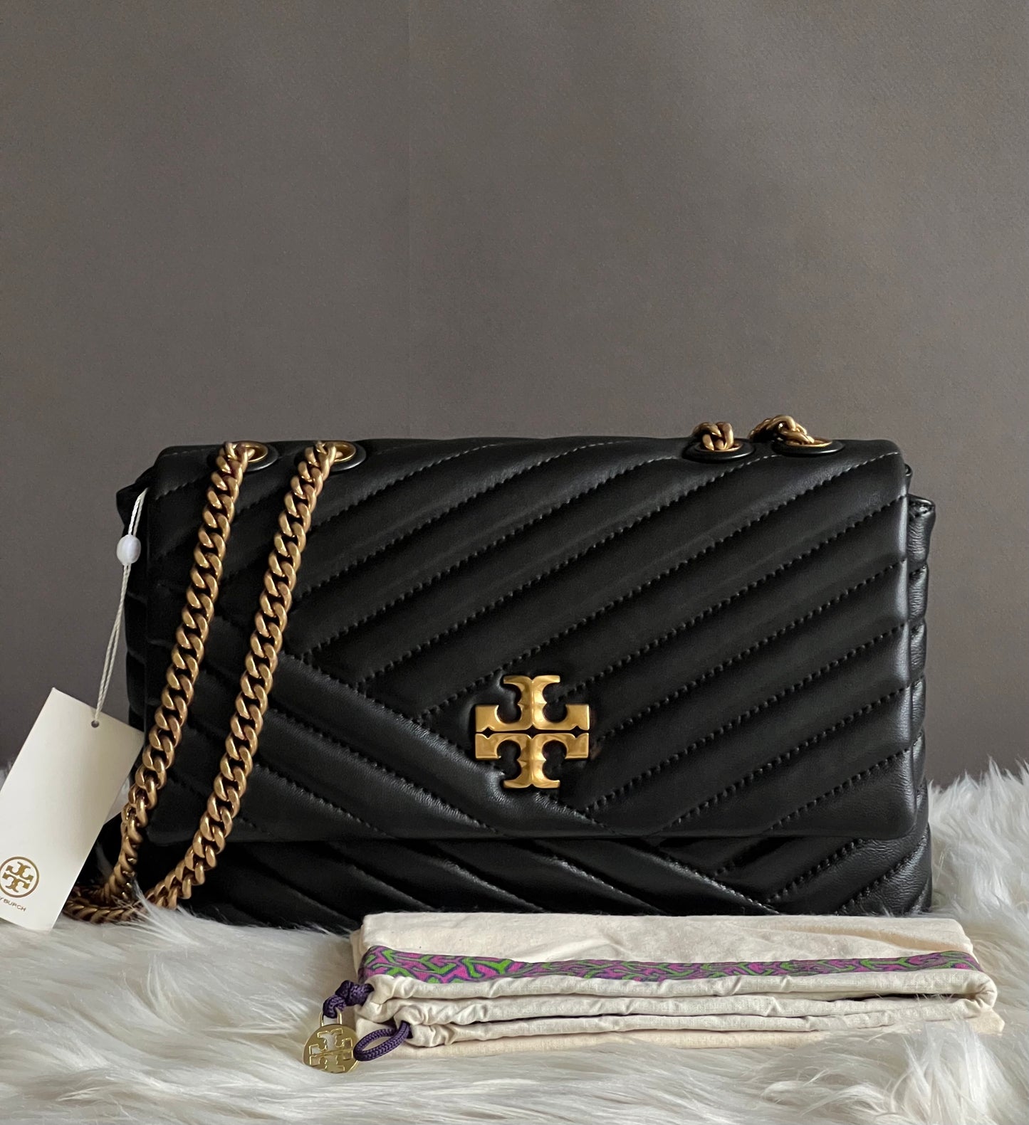 Tory Burch Kira Chevron Convertible Shoulder Bag